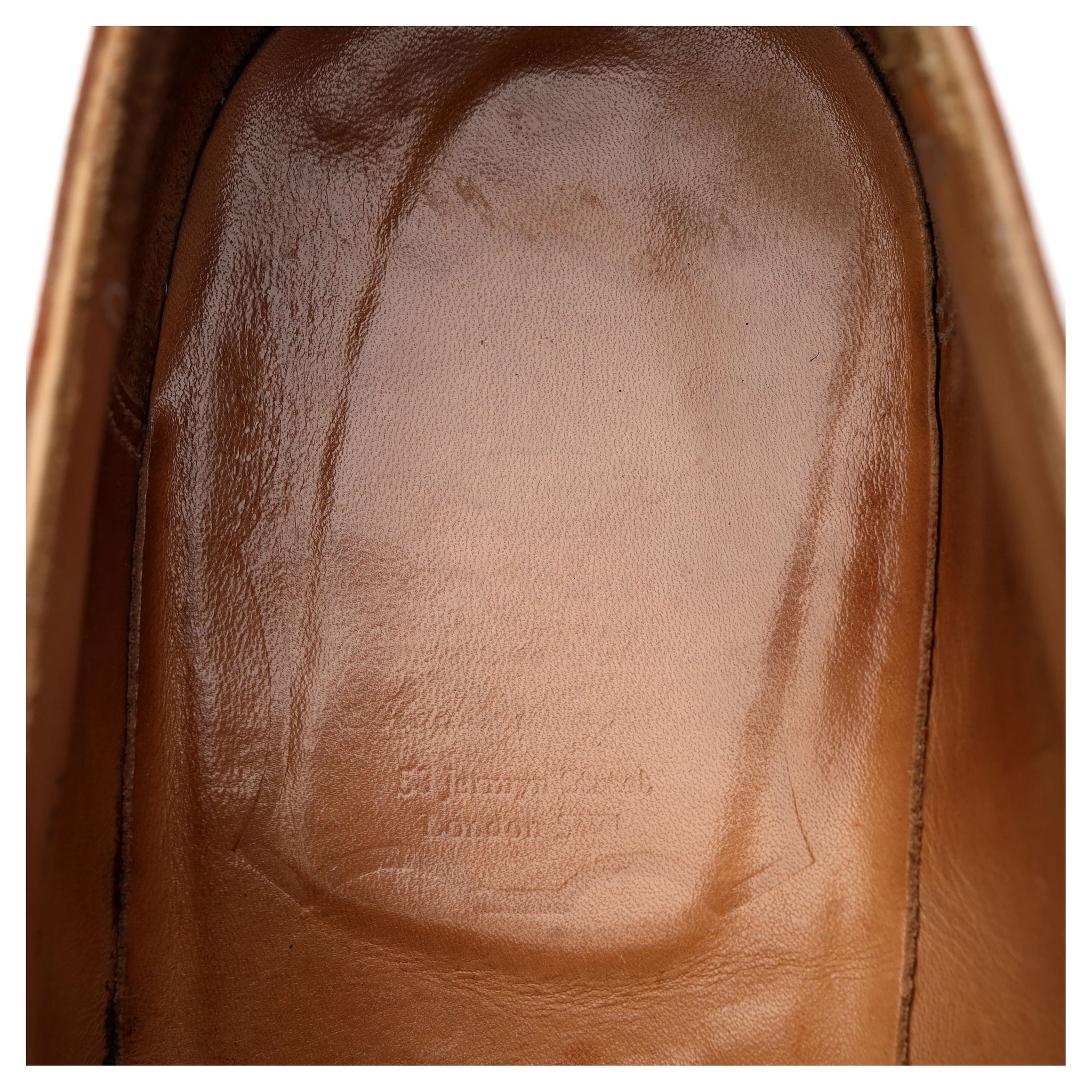New & Lingwood richelieu cuir tan wholecut pointure 10