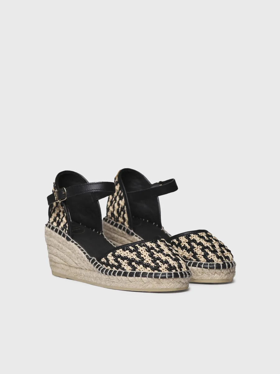 Toni Pons Sonia-RP espadrille raphia tressé talon 6 cm