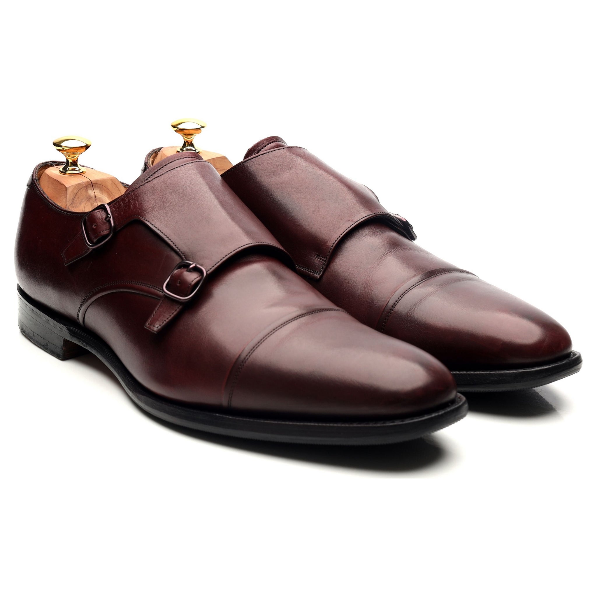 Church's Ledstone chaussures monk cuir bordeaux UK 11