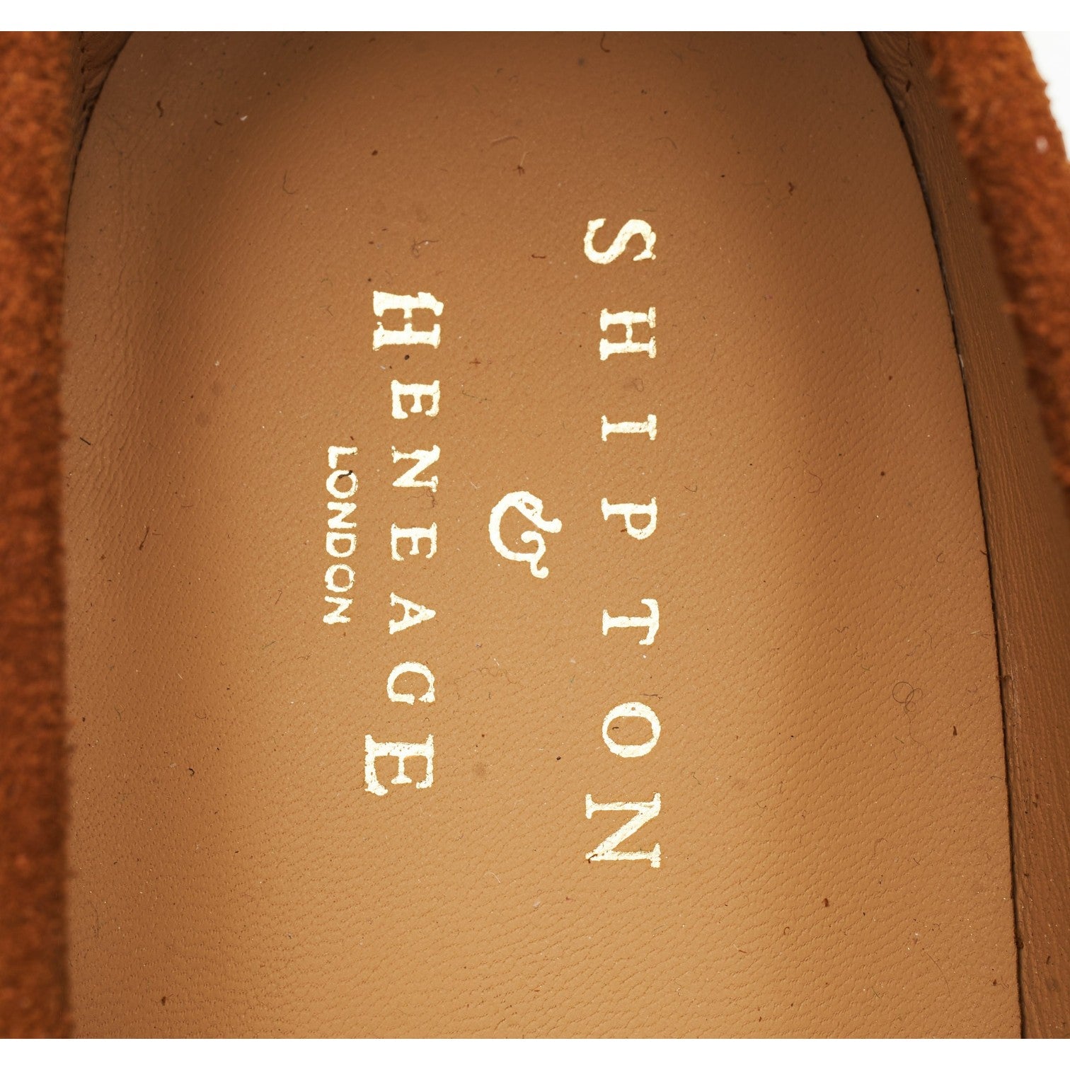 Shipton & Heneage Milan mocassin suède marron UK 12