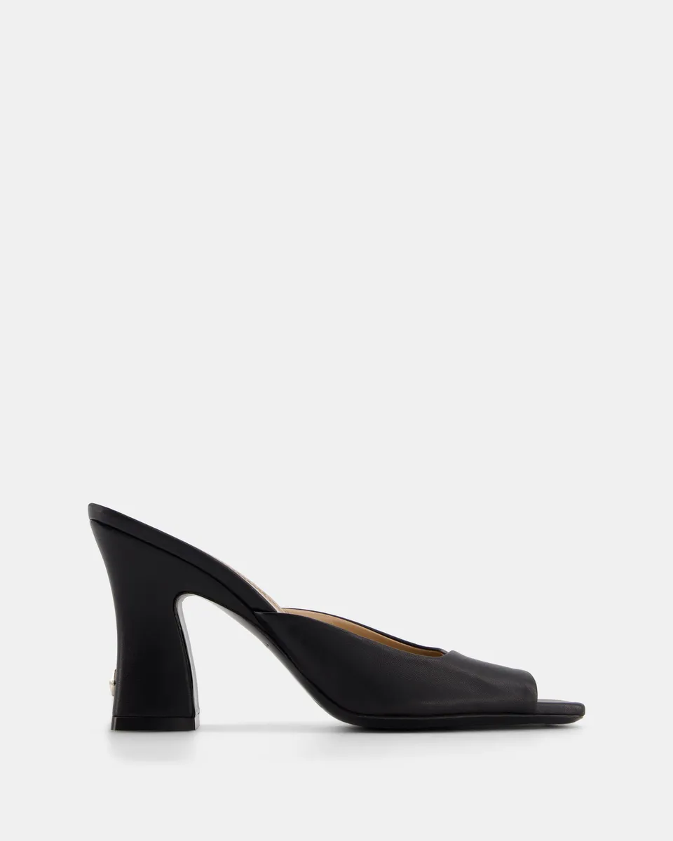 Nodaleto Nodstalgia Brooke mules noir nappa talon 9 cm