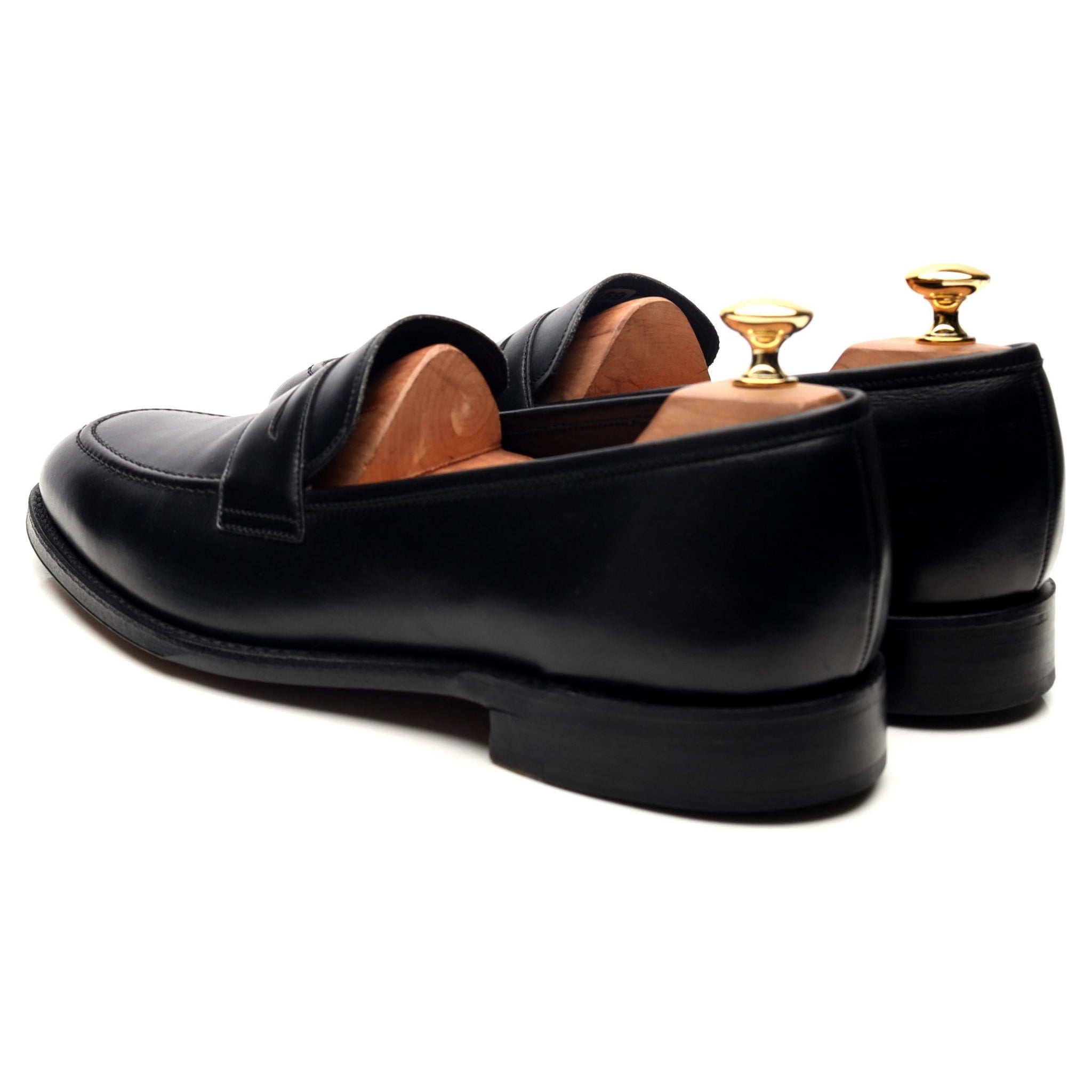 Loake 1880 Whitehall mocassins cuir noir pointure UK 10