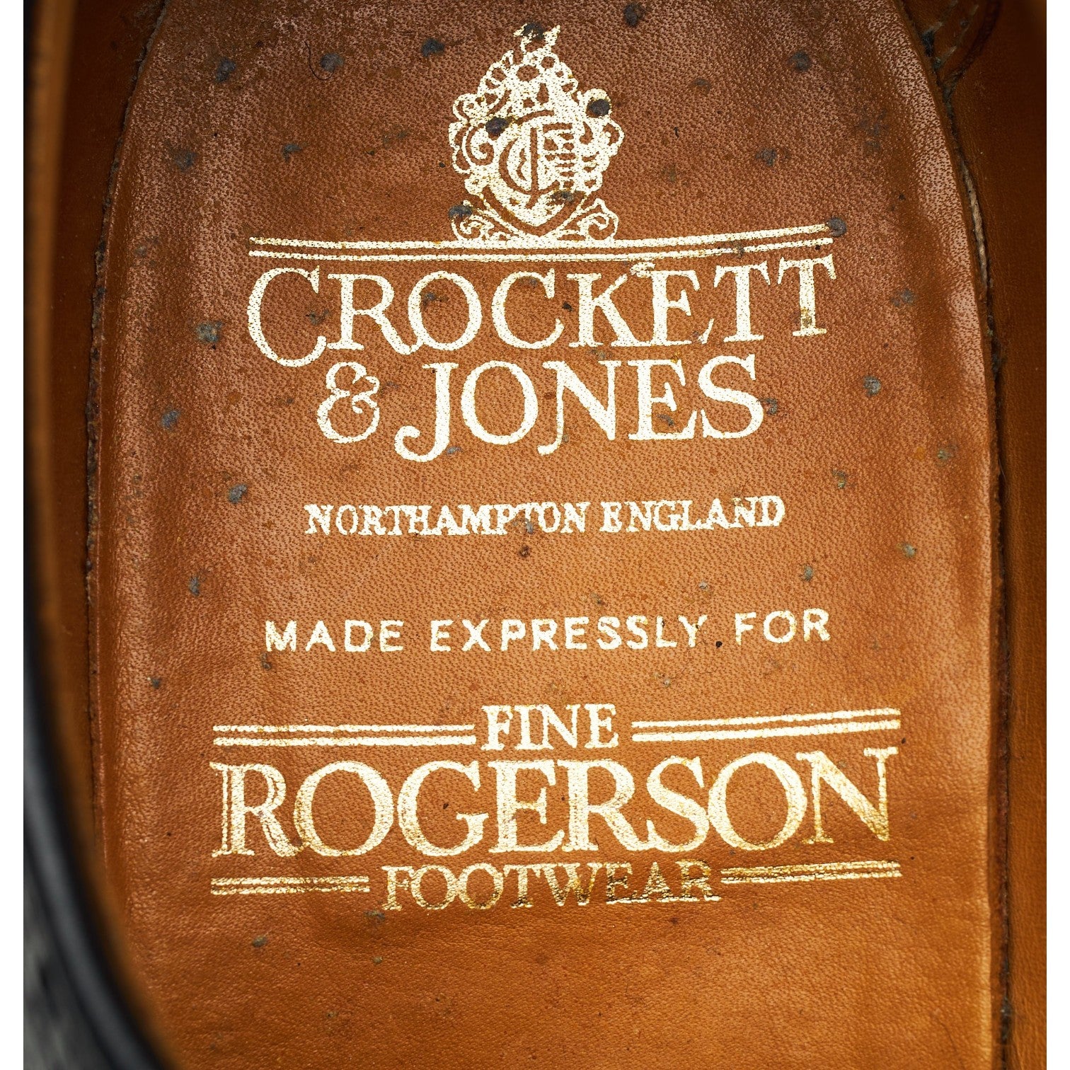 Crockett & Jones Warwick derbies noir UK 9