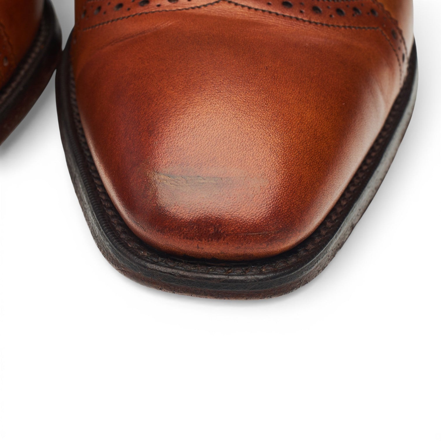 Cheaney Cardiff richelieu brogue cuir marron clair UK 9 F