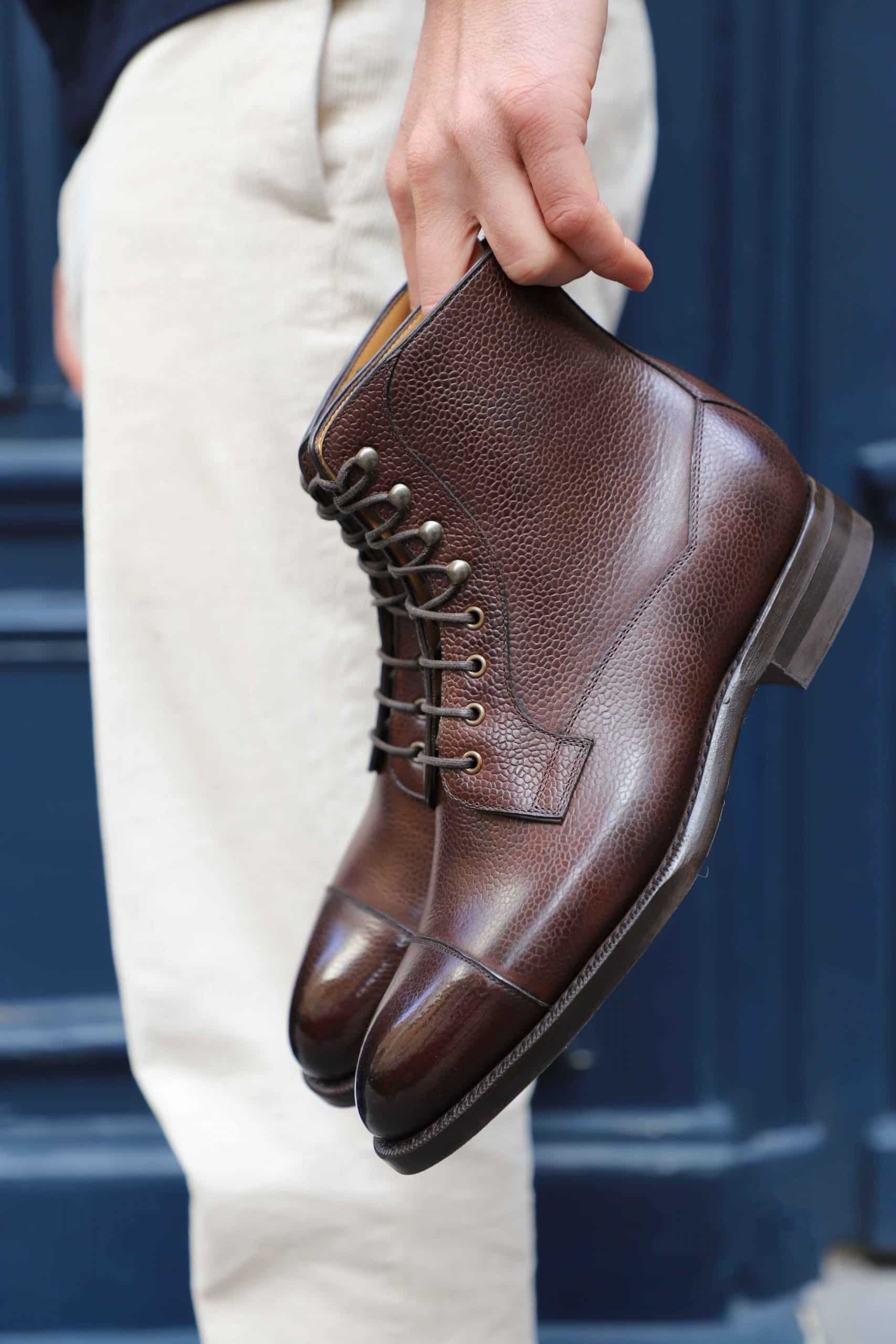 Malfroid Stelvio bottine cuir grainé cousu Goodyear