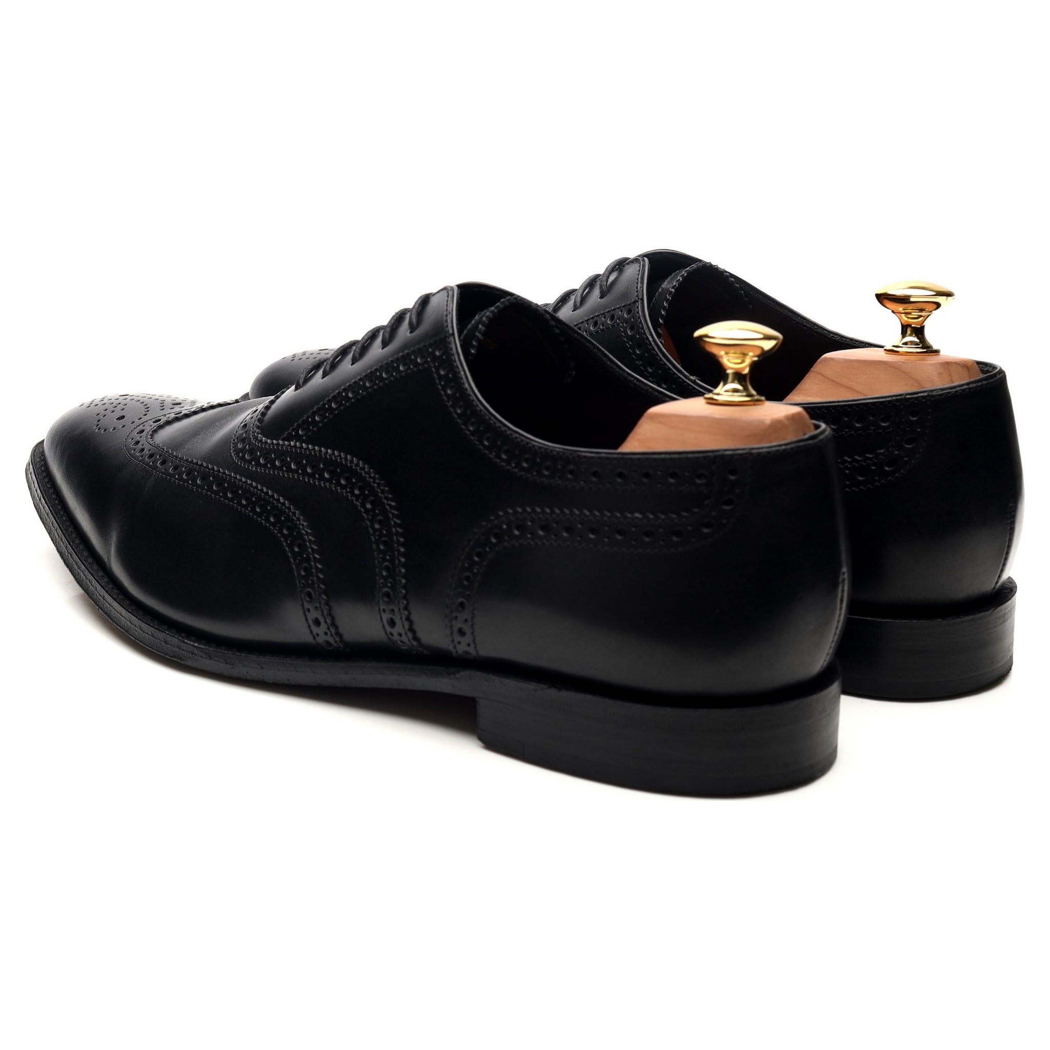 Loake 1880 Buckingham oxford cuir noir pointure UK 10,5 brogue