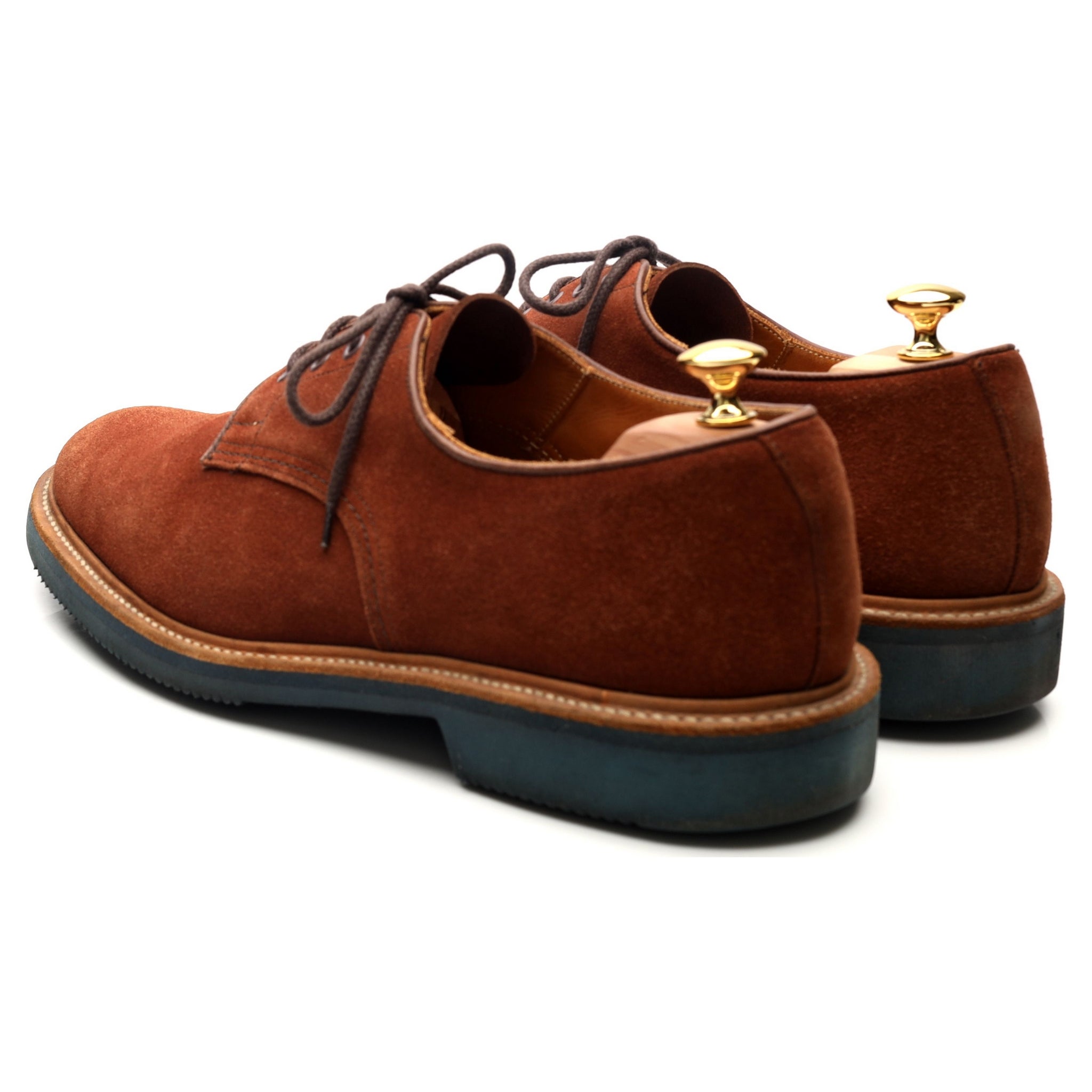 Tricker's Daniel derby daim marron clair UK 11