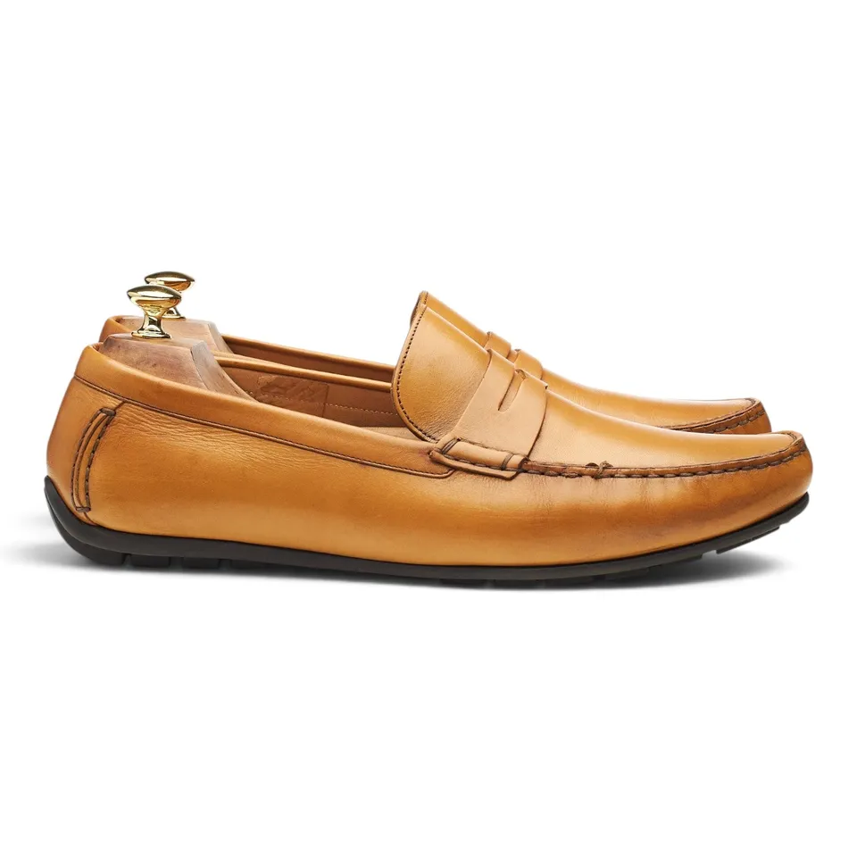 Loake Goodwood Mocassins Driving Cuir Tan 11