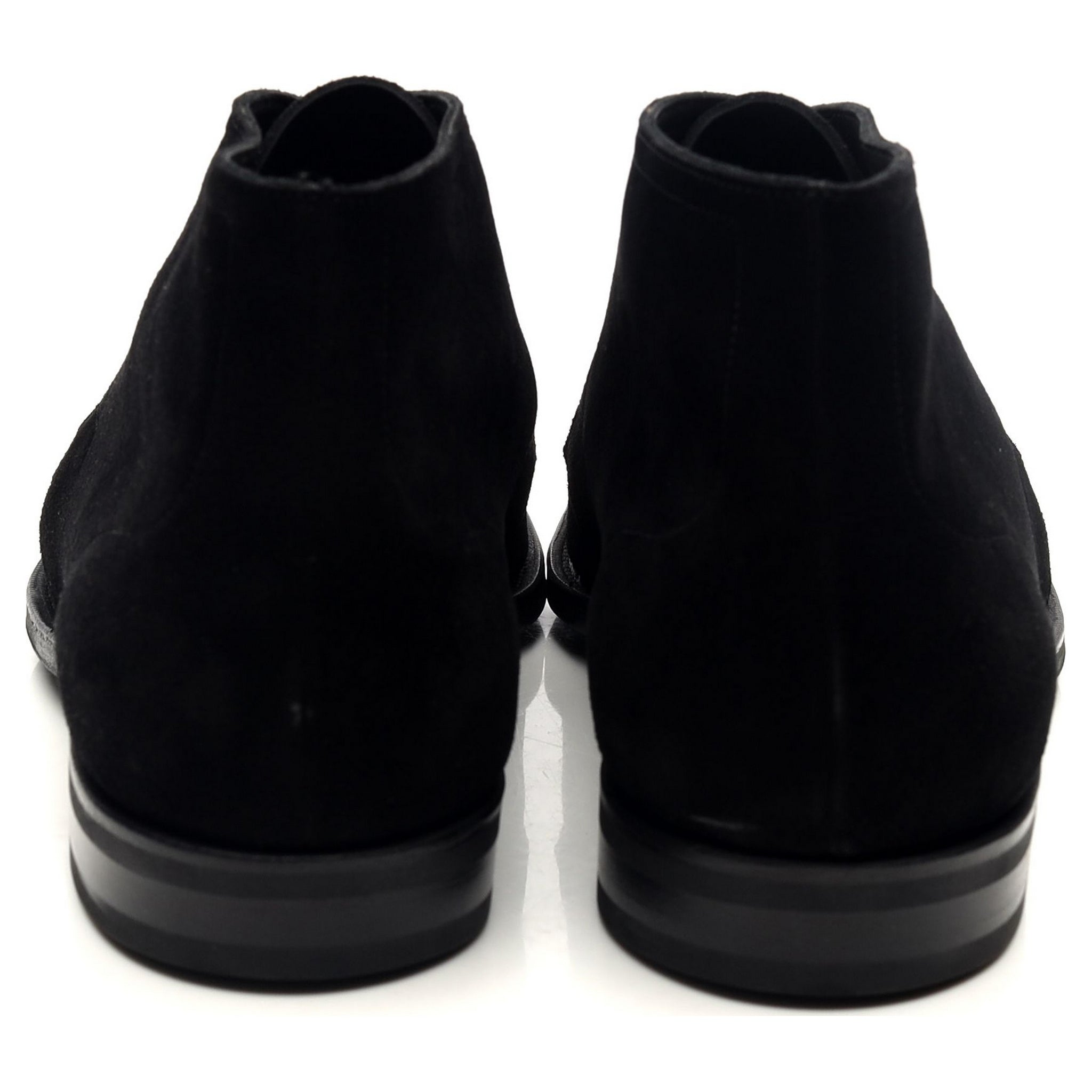 Edward Green Shanklin boots daim noir UK 9