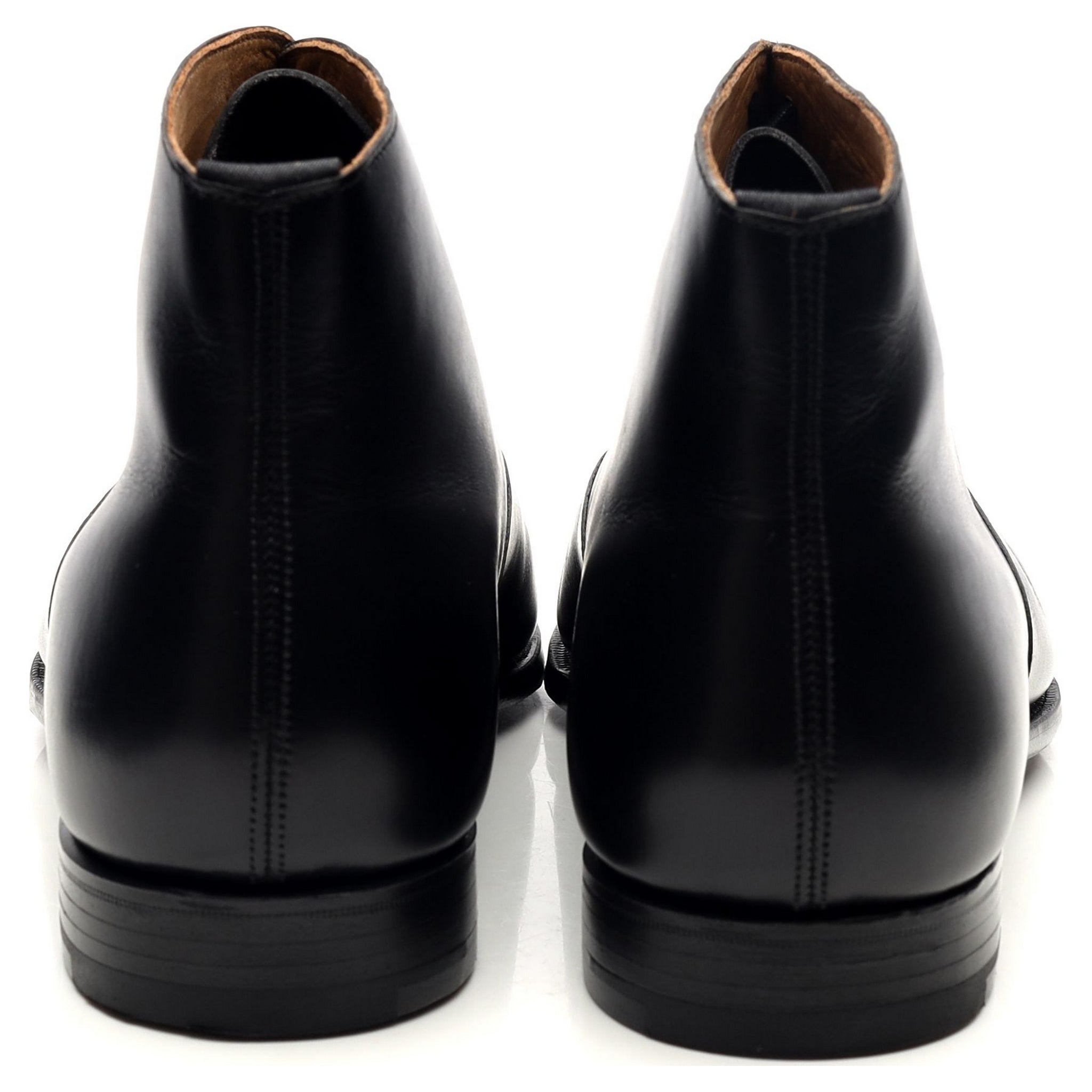 George Cleverley William boots cuir noir UK 9