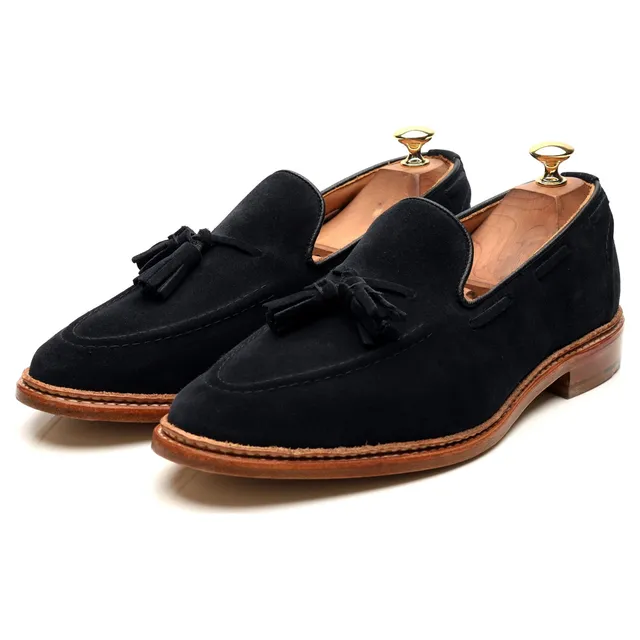Trickers Elton mocassins daim noir pointure UK 9