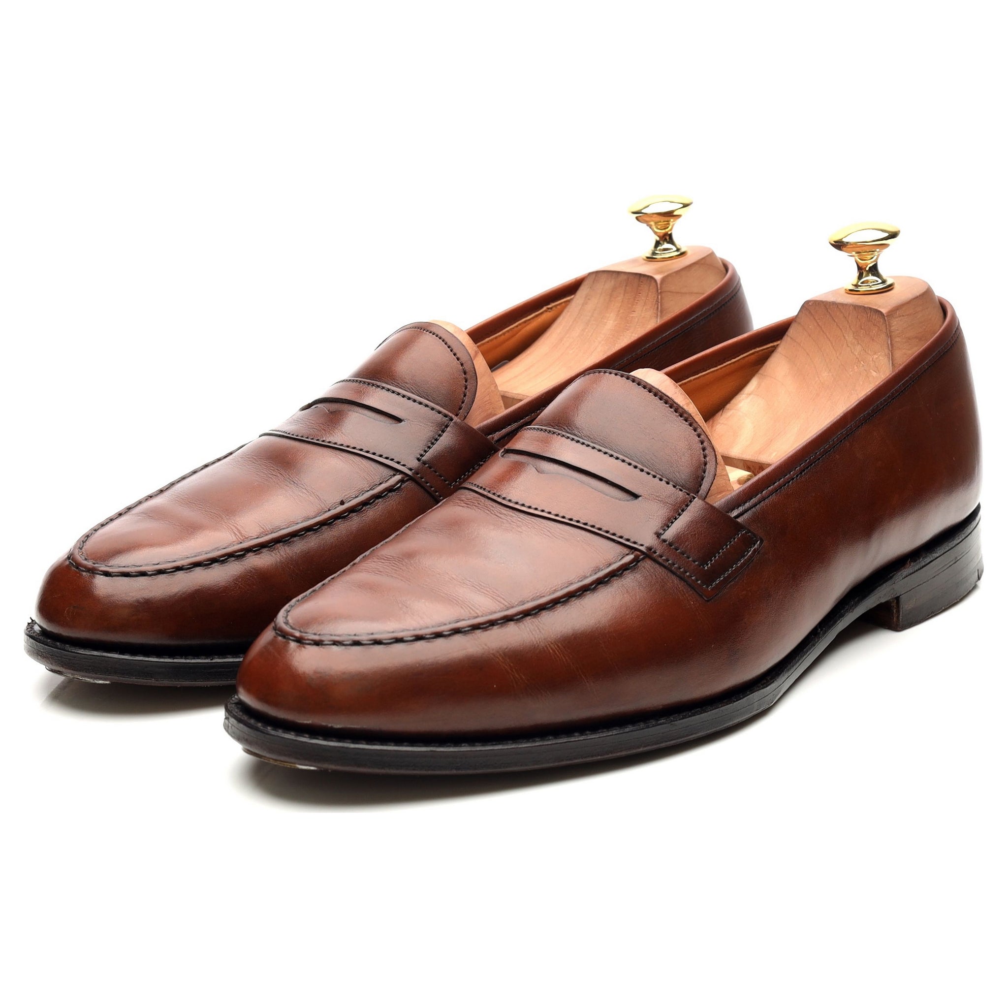 John Spencer Mayfair mocassins cuir marron UK 10