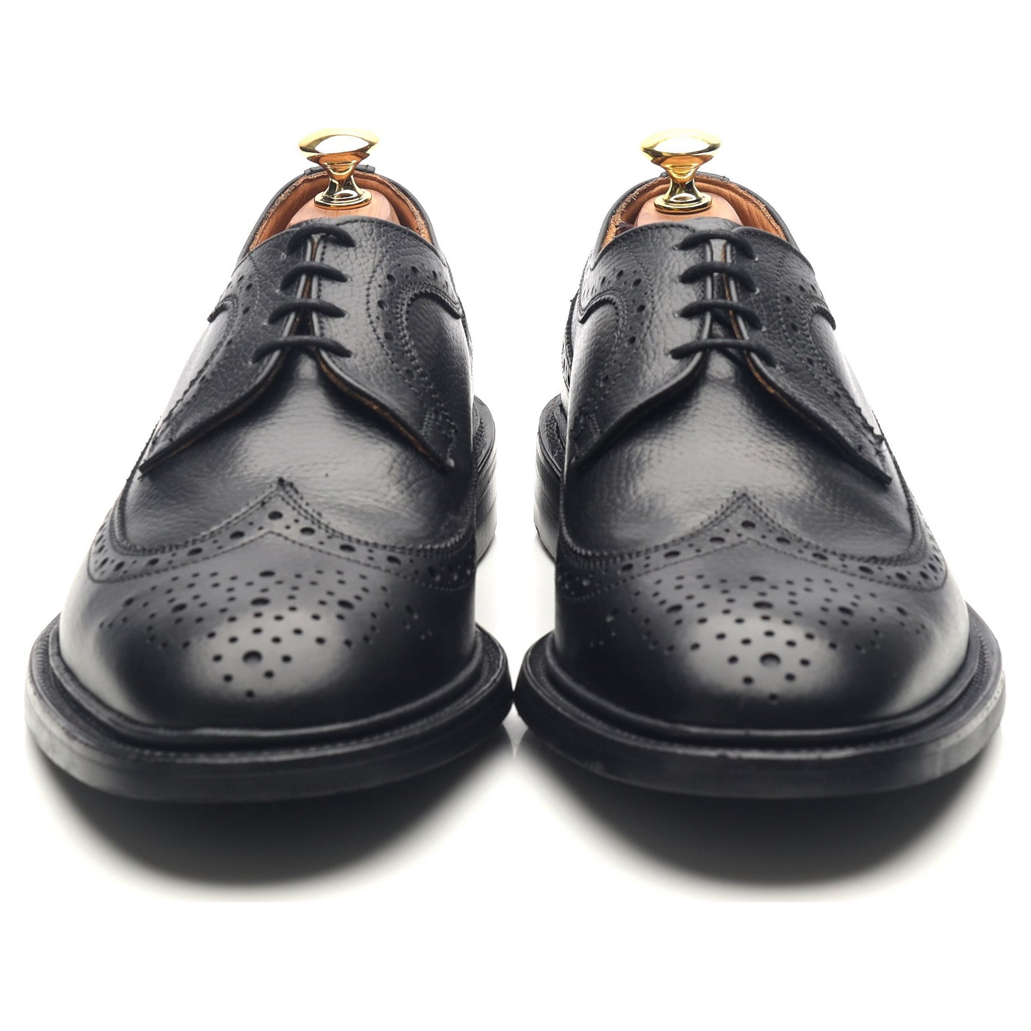 Tricker's Richard derby cuir noir grainé 8,5