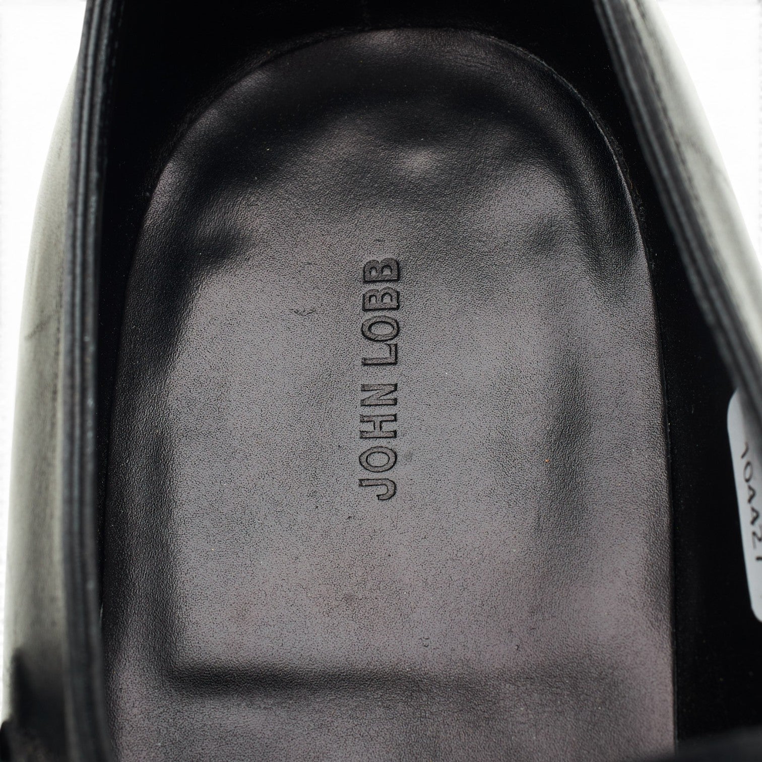 John Lobb Ashill monk cuir noir 11 large cousu Goodyear