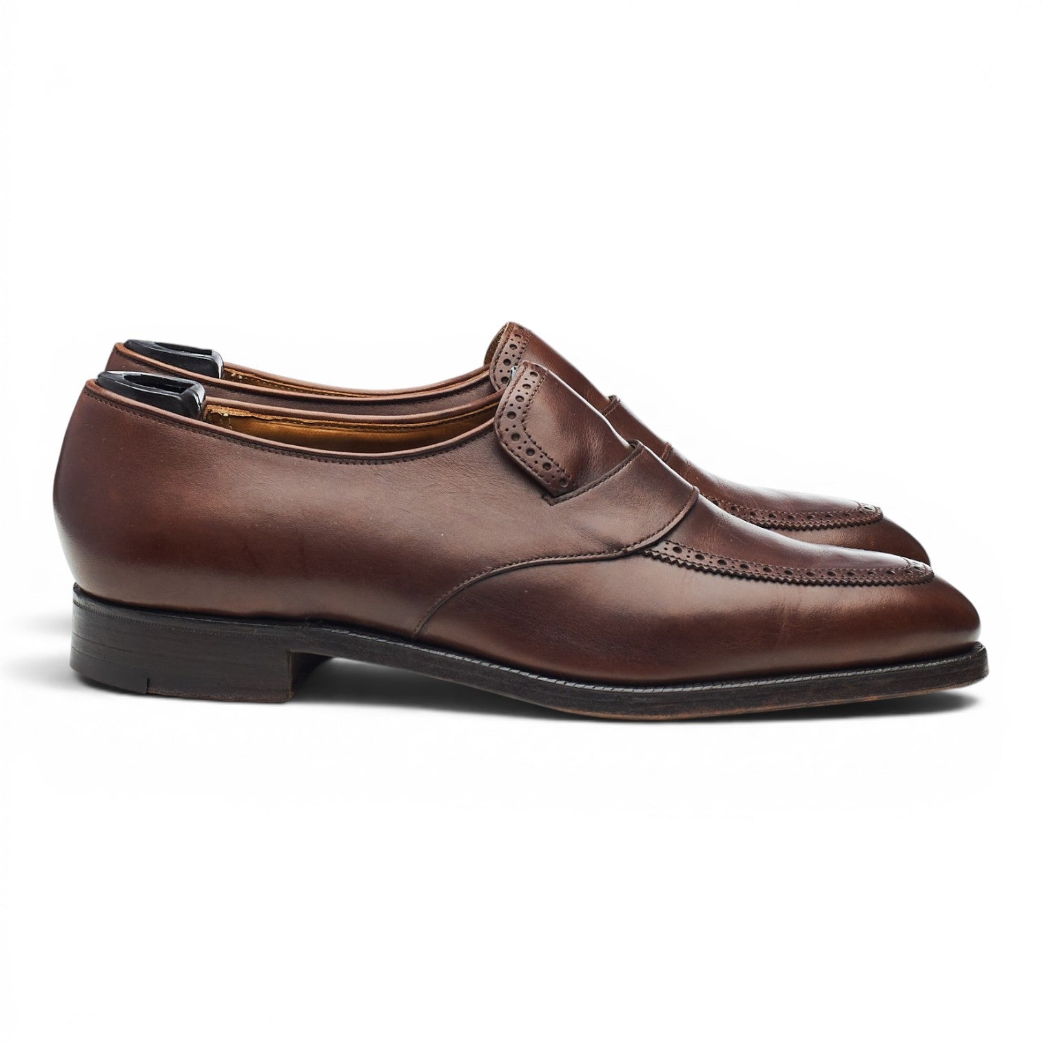 George Cleverley mocassins cuir marron UK 6.5