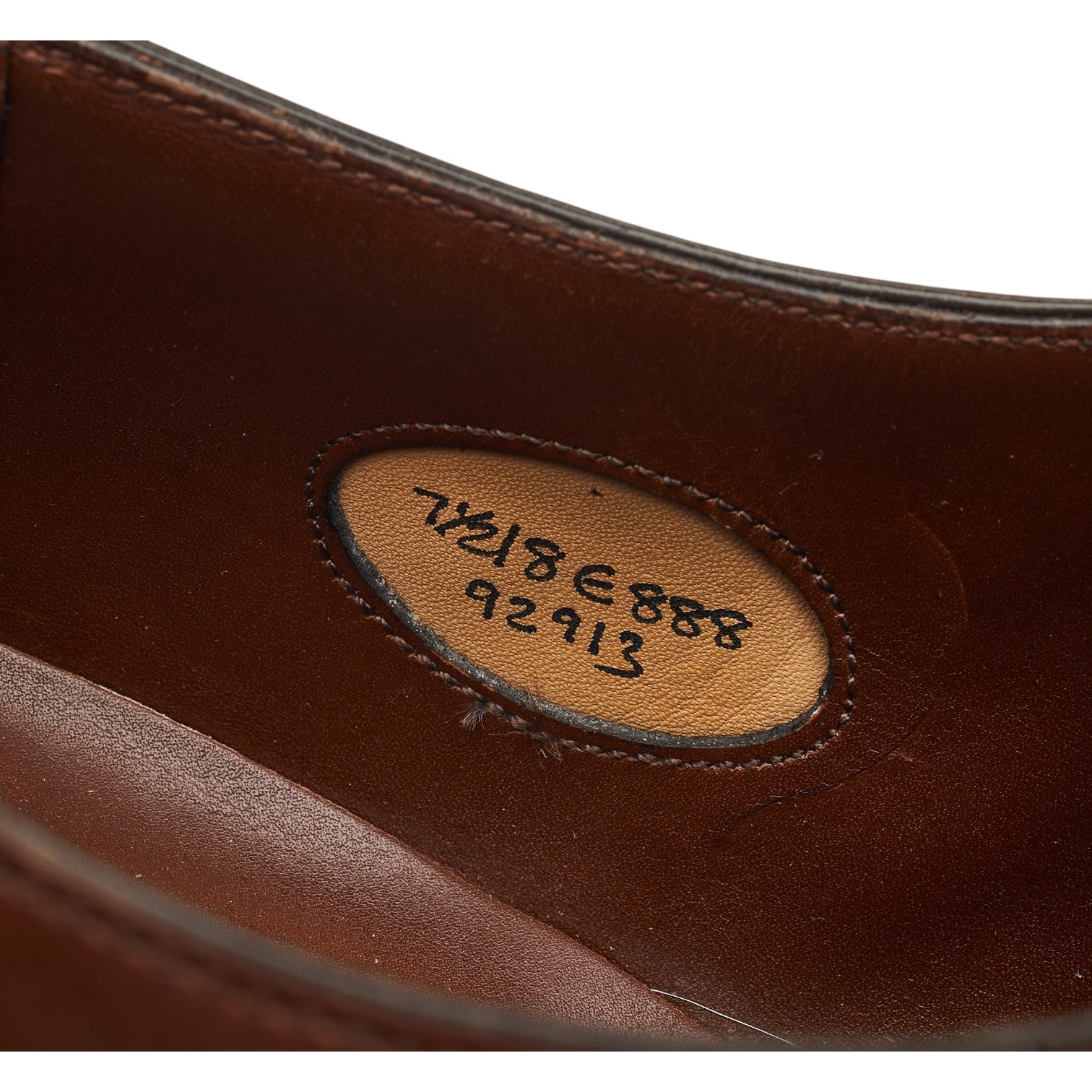 Edward Green Oundle monk cuir marron UK 7.5