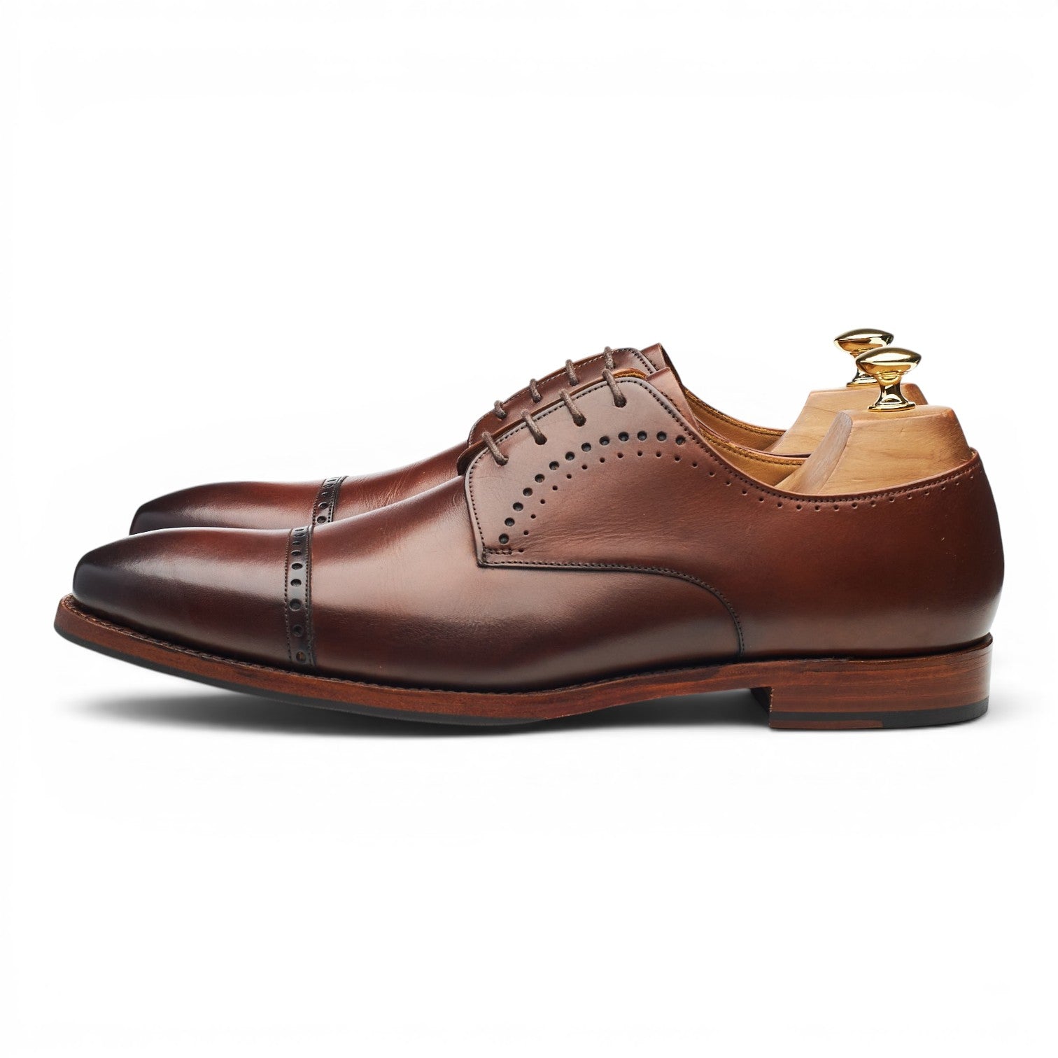 Barker Noah derby cuir marron patiné 9,5 UK