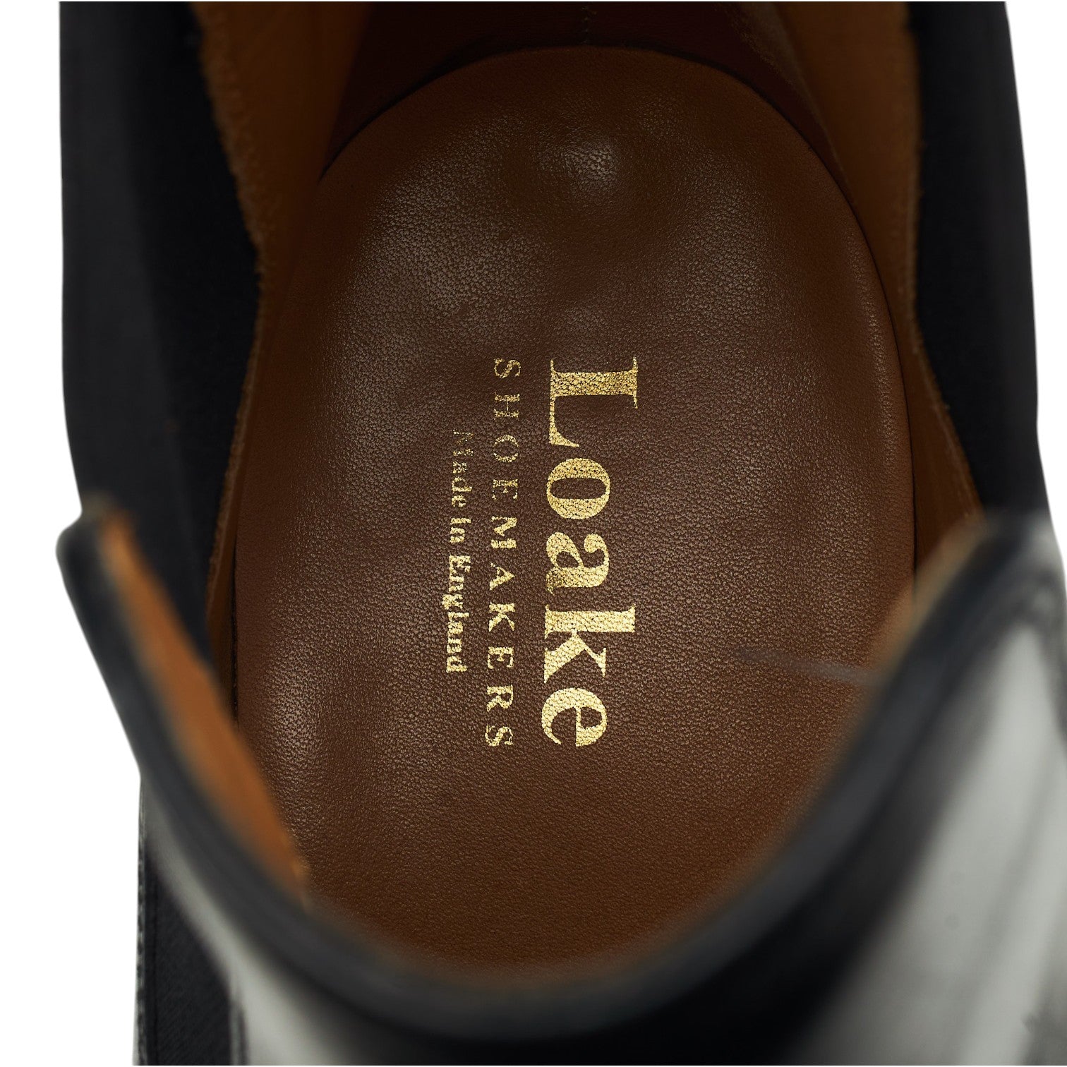 Loake Petworth bottines chelsea cuir noir UK 12