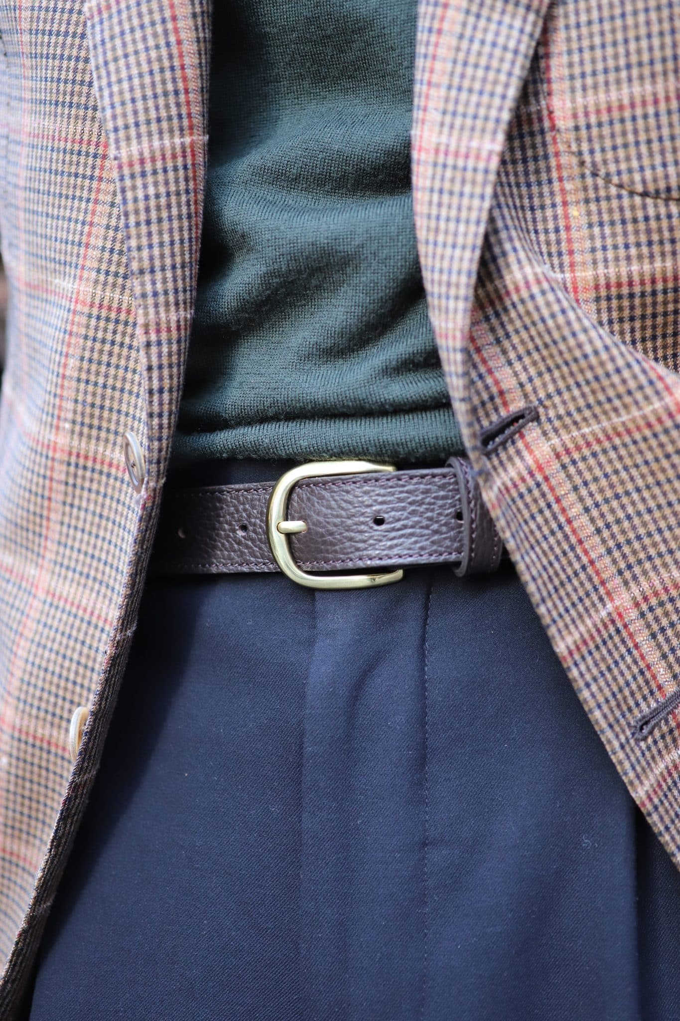 Malfroid Aston ceinture cuir vachette 30 mm