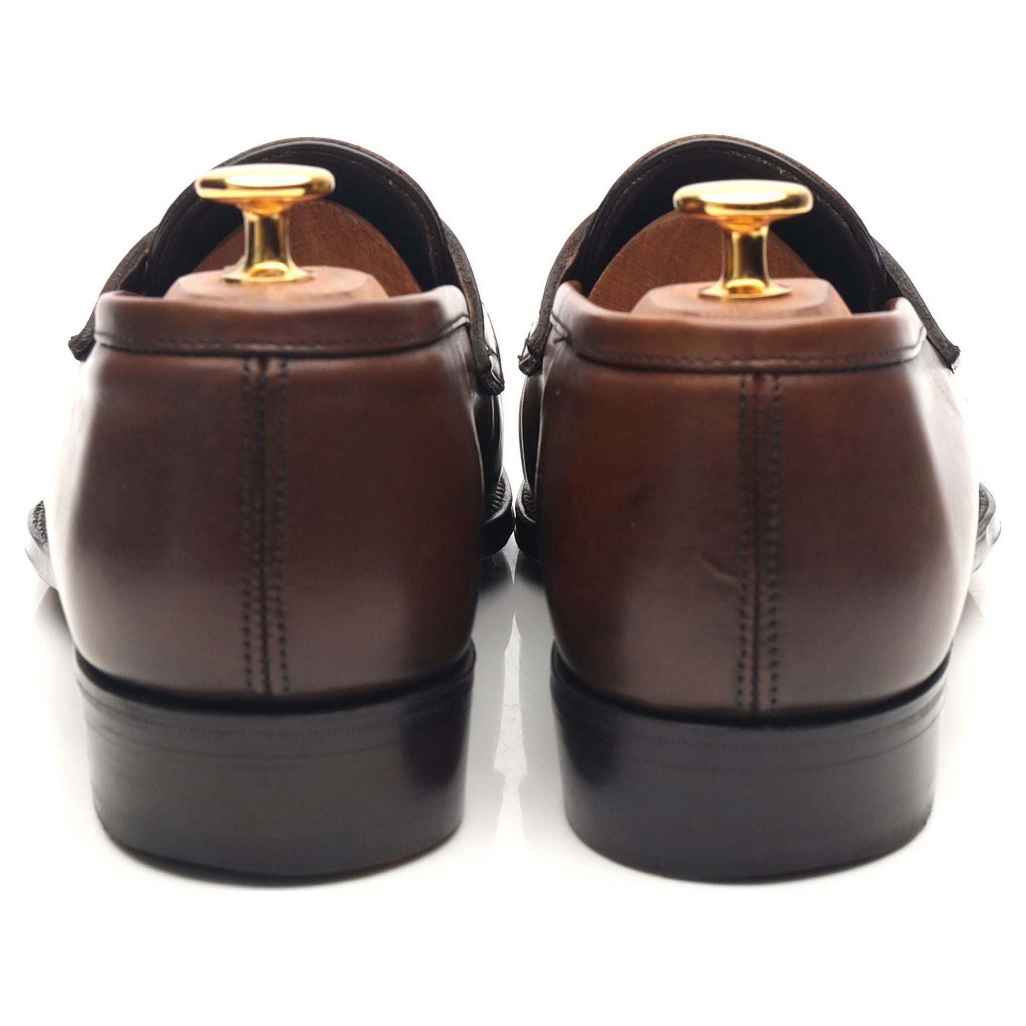 George Cleverley Bradley II mocassin cuir marron UK 5