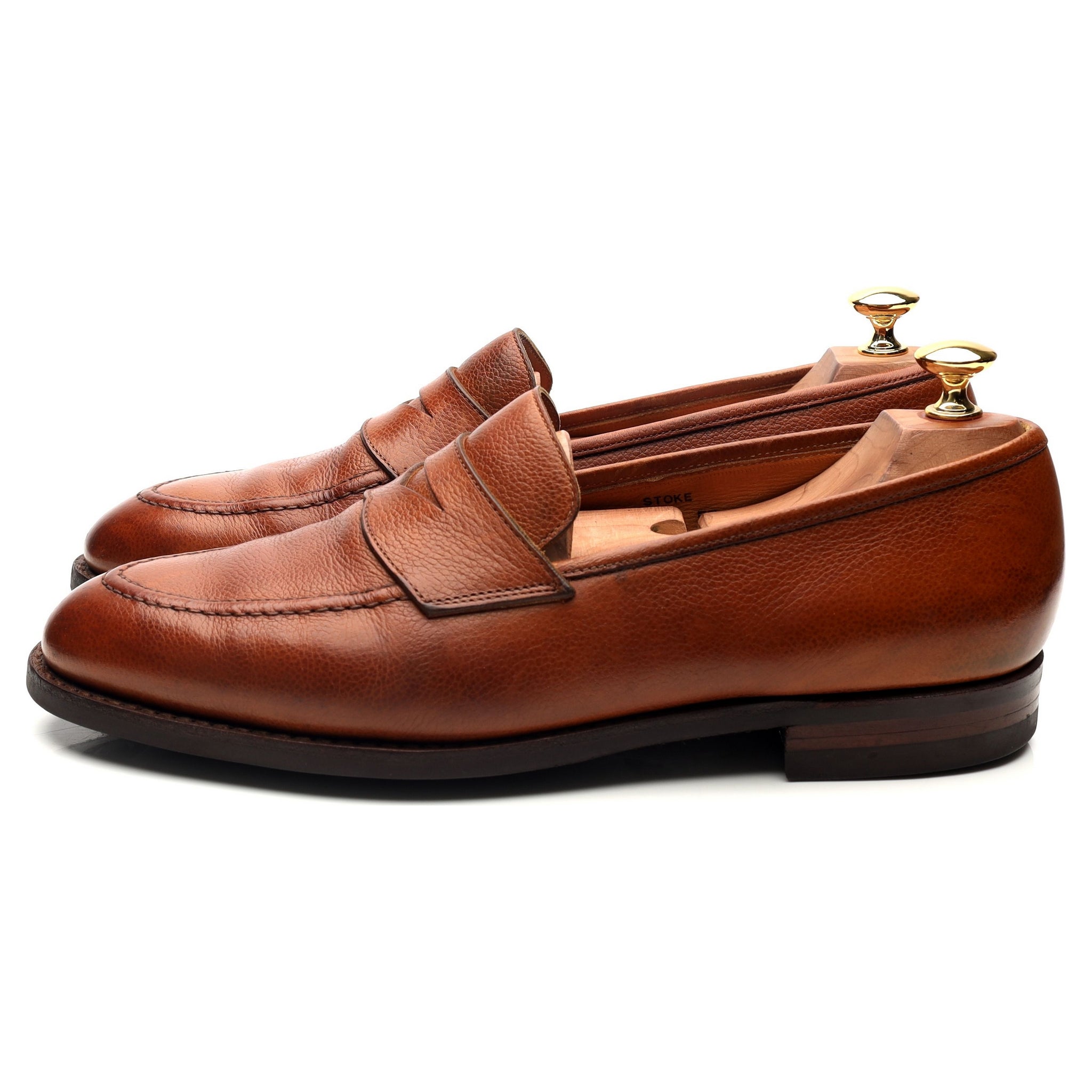 Crockett & Jones Stoke mocassin cuir marron UK 9