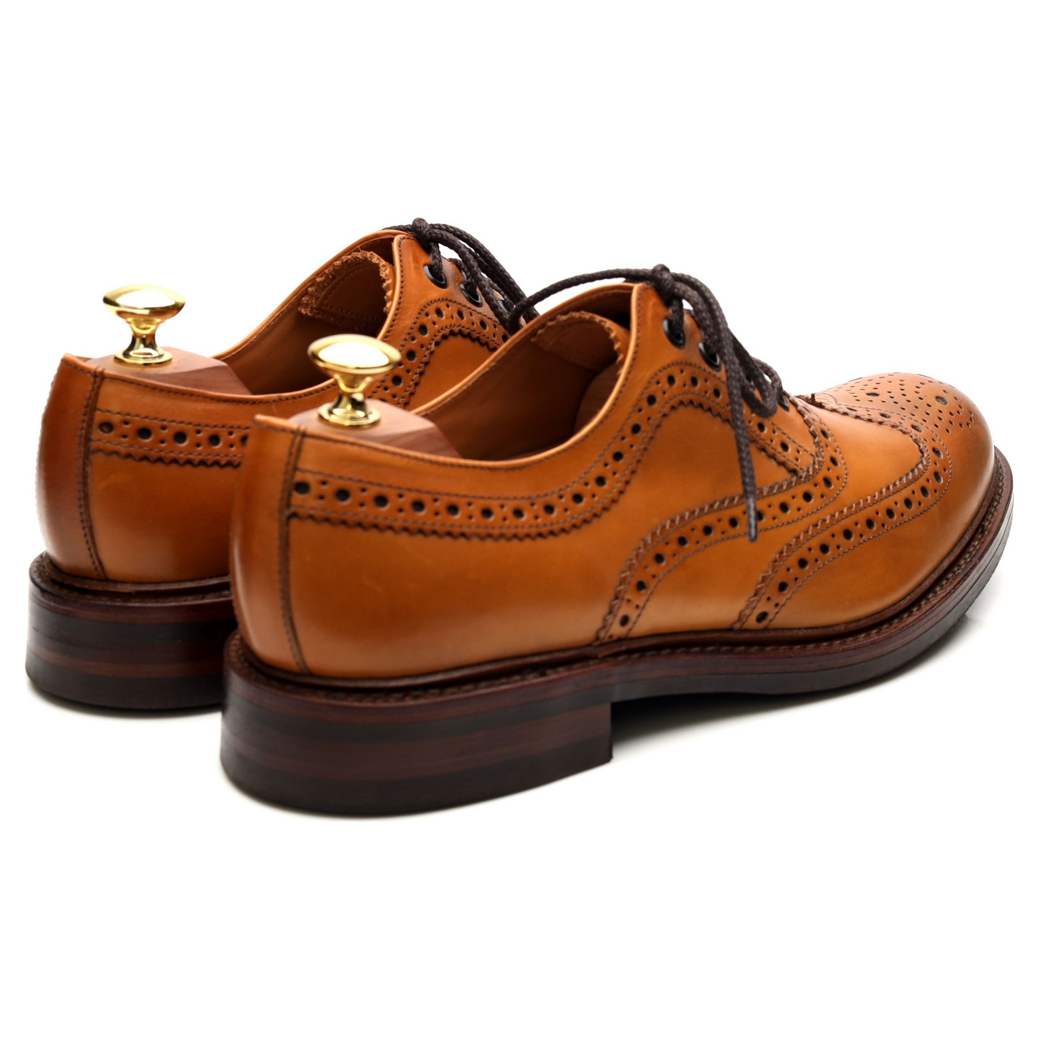 Loake 1880 Edward richelieu cuir marron UK 8.5