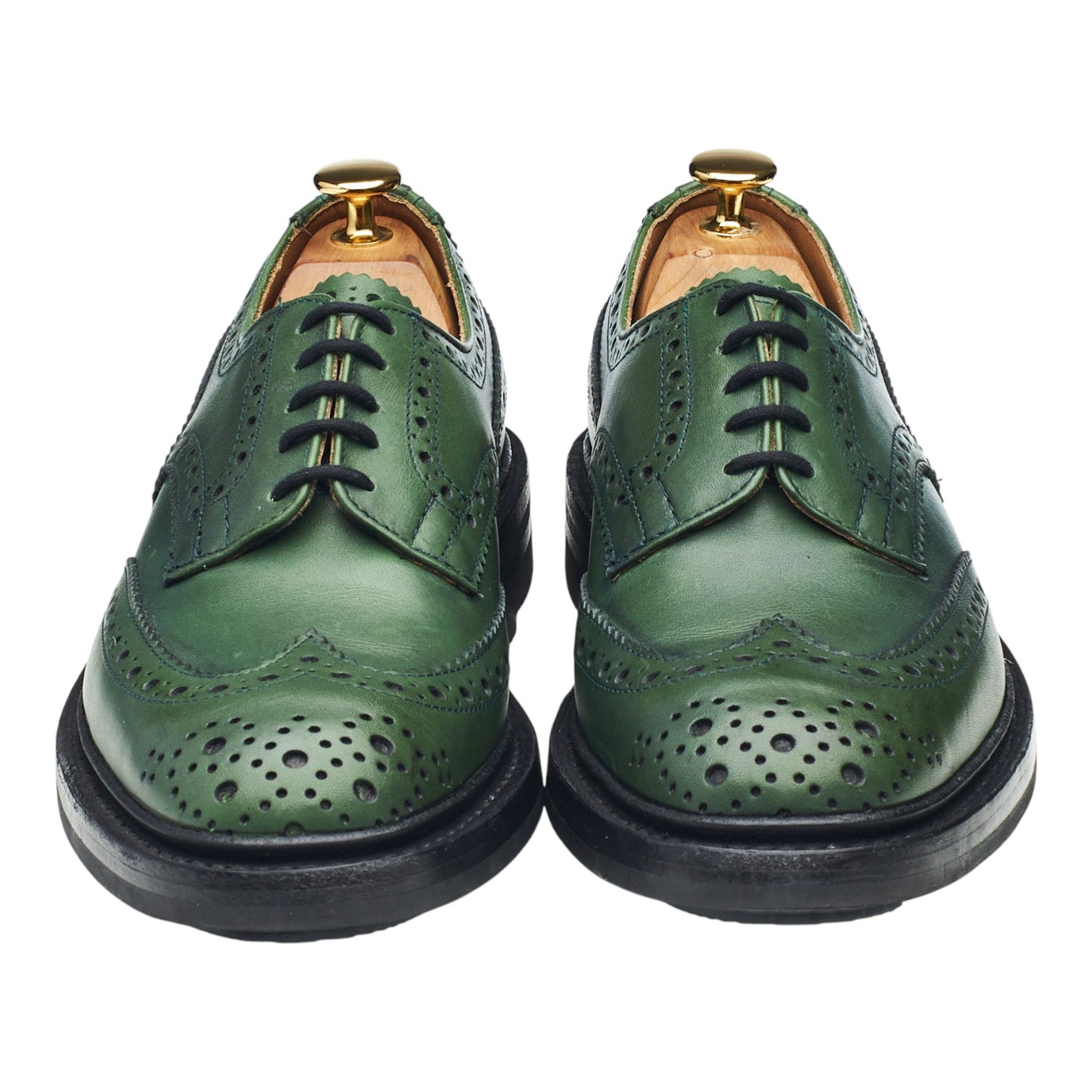 Tricker's Durham derbies cuir vert pointure UK 6