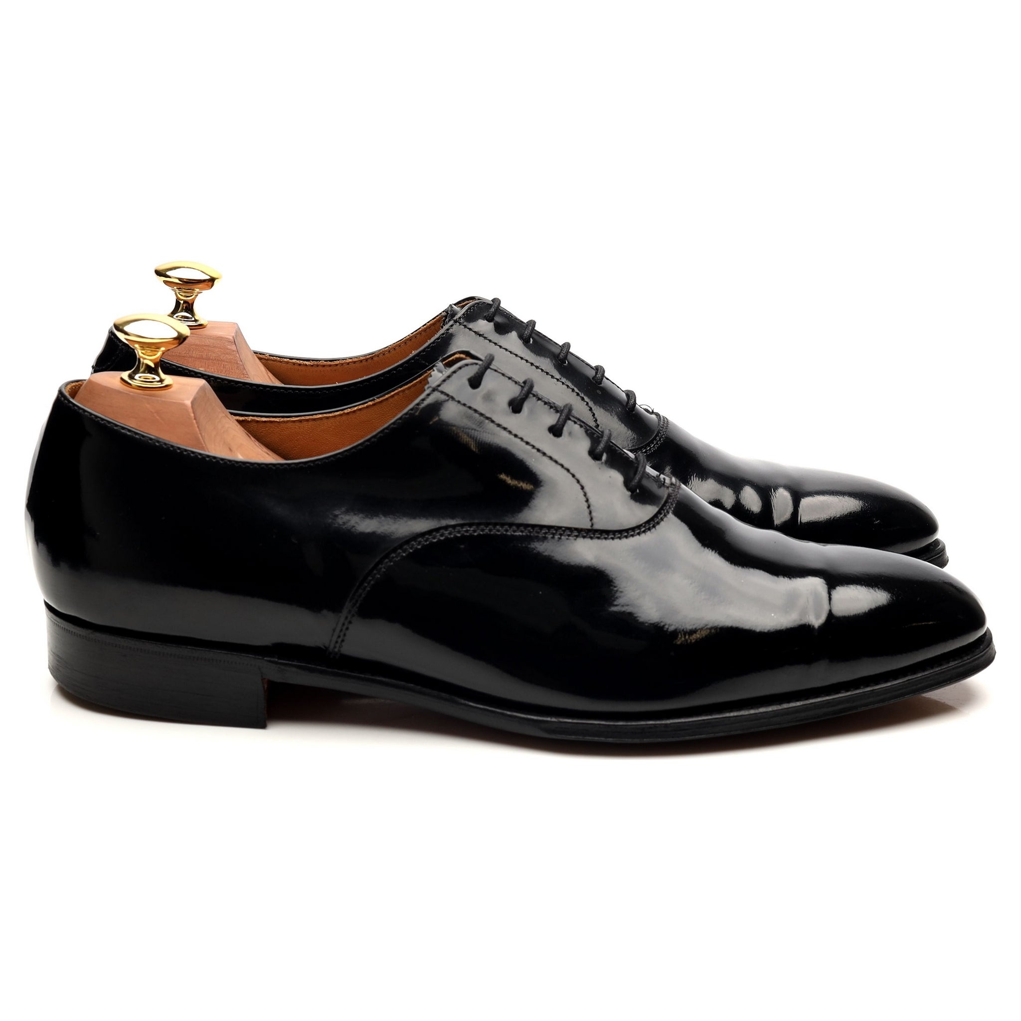 New & Lingwood richelieu vernis noir UK 9