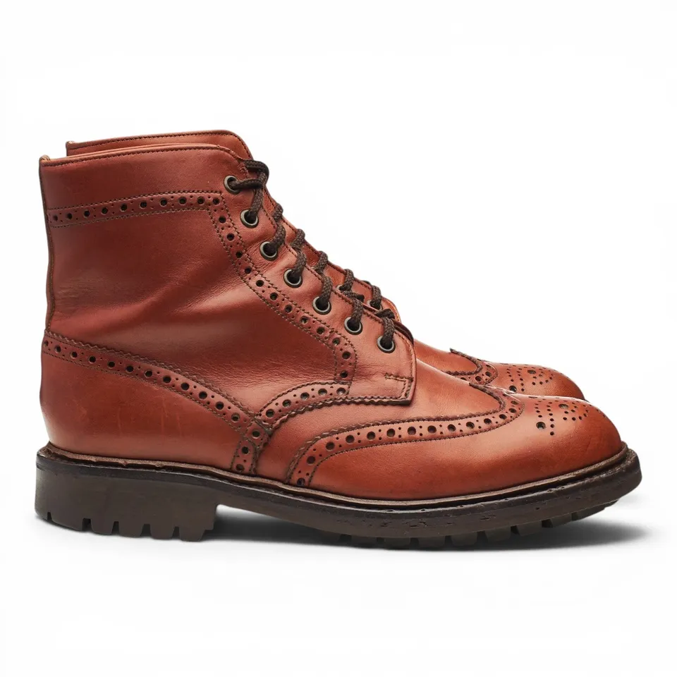 Alfred Sargent Grasmere bottes brogue cuir marron UK 7