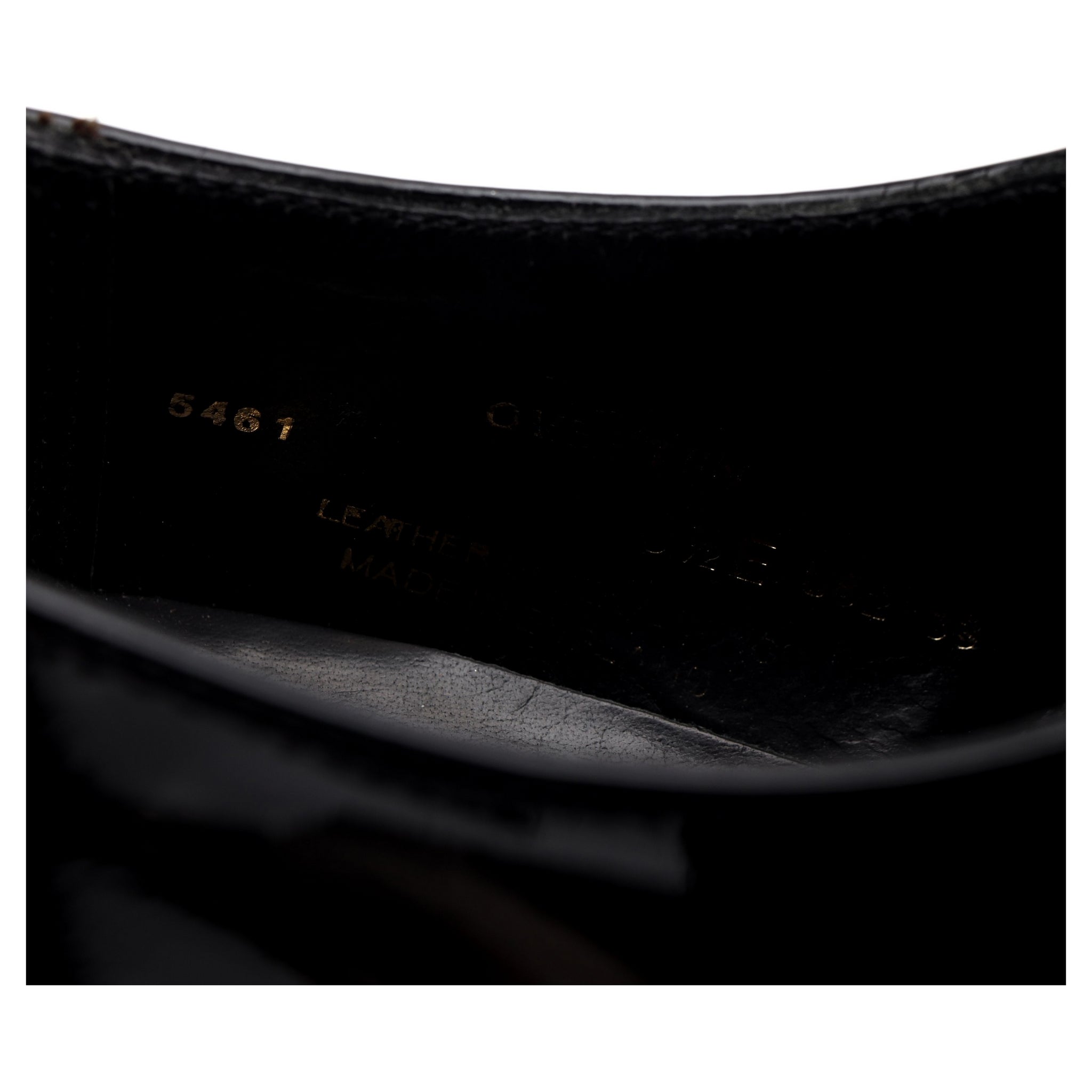 Crockett & Jones Overton richelieu verni noir UK 6.5