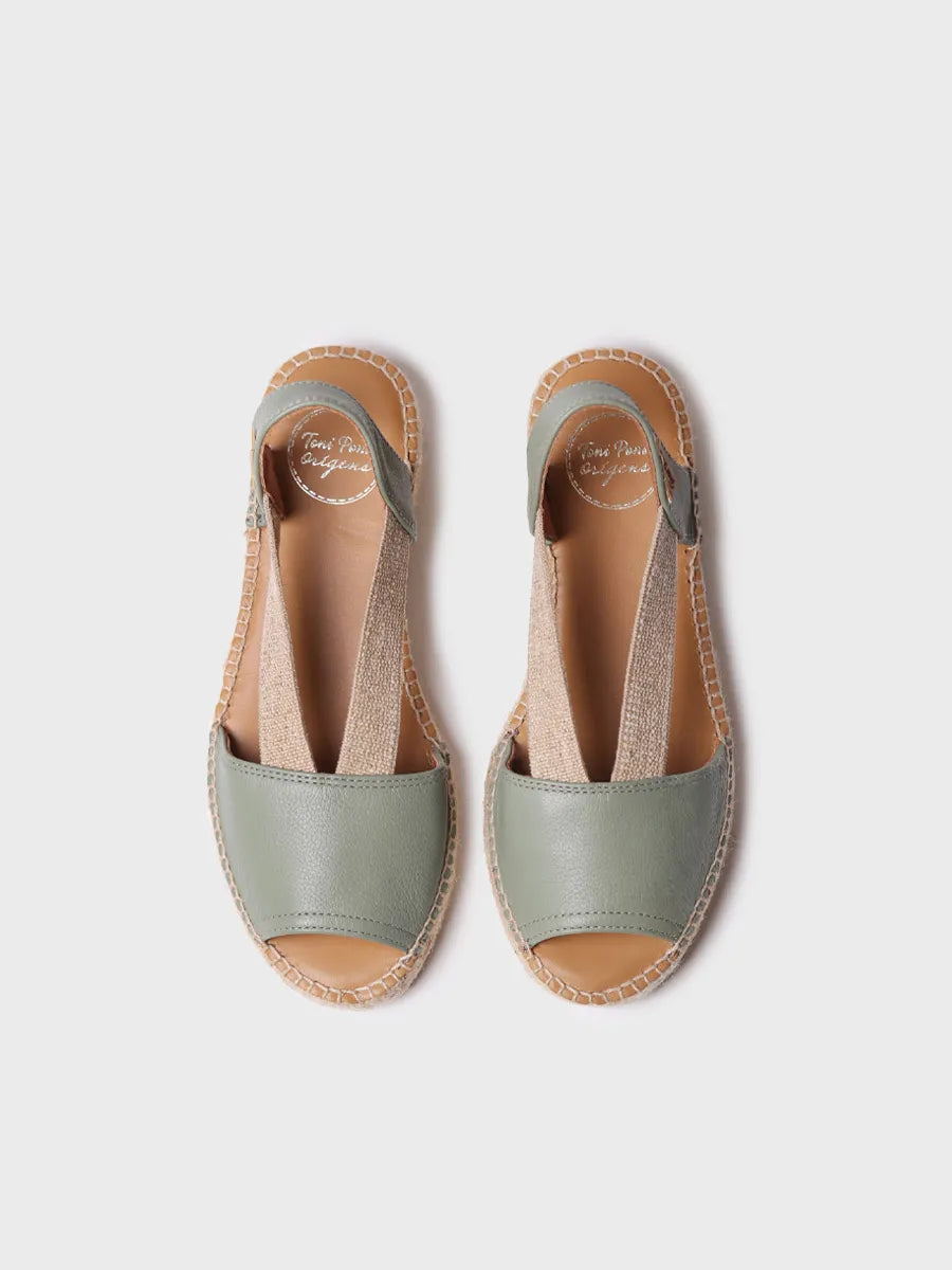 Toni Pons Etna sandales plates cuir femme menthe