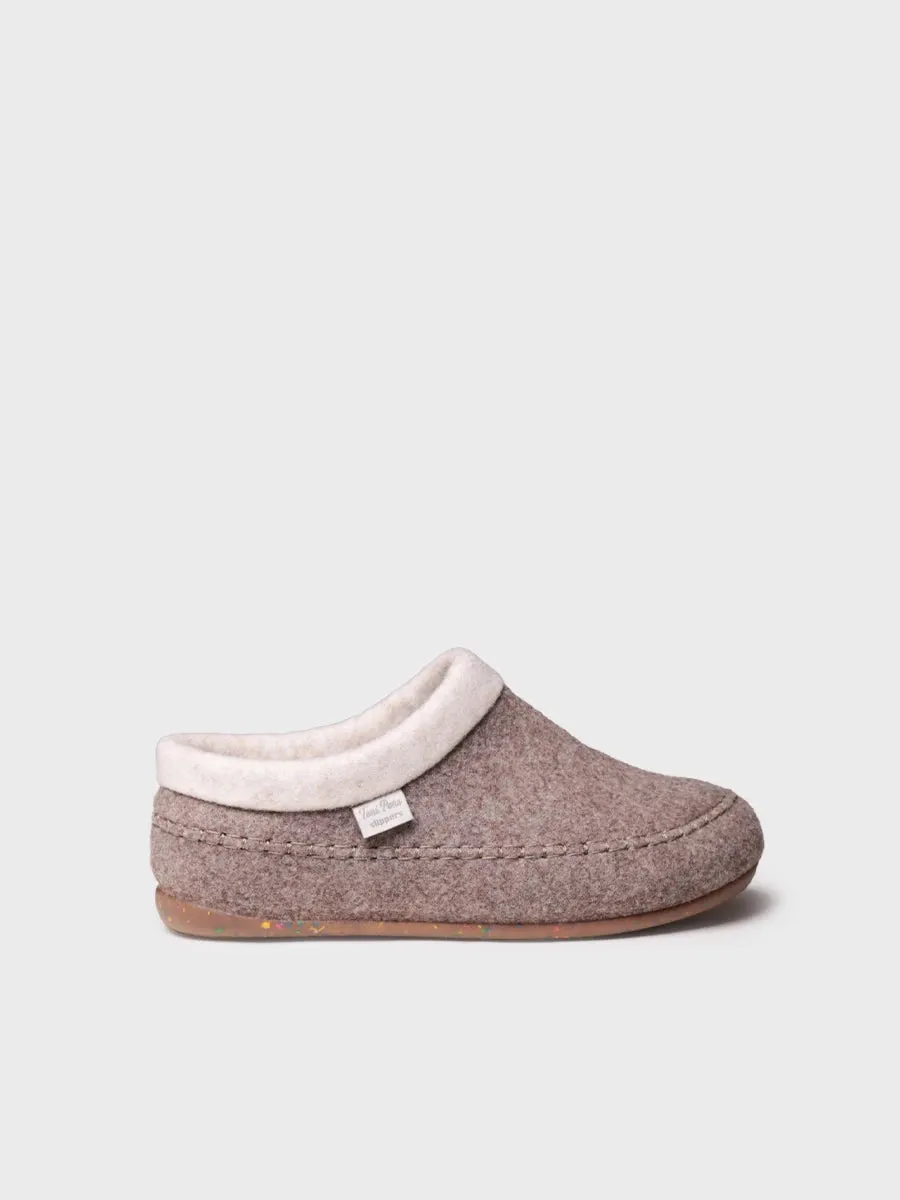 Toni Pons Albons mule feutre compensée femme 4 cm