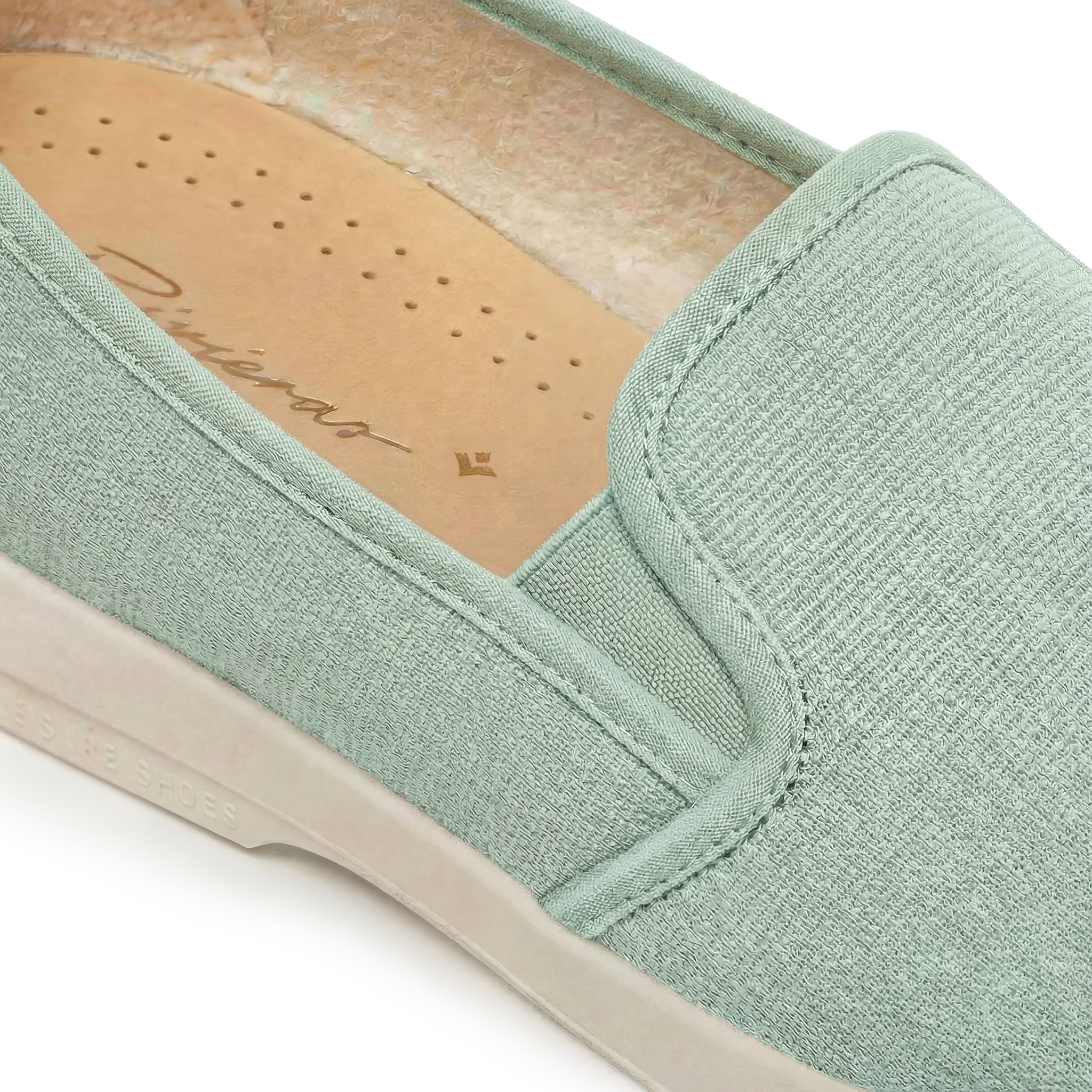 Rivieras Classic Enfant Toile Vert d'Eau Espadrilles Coton