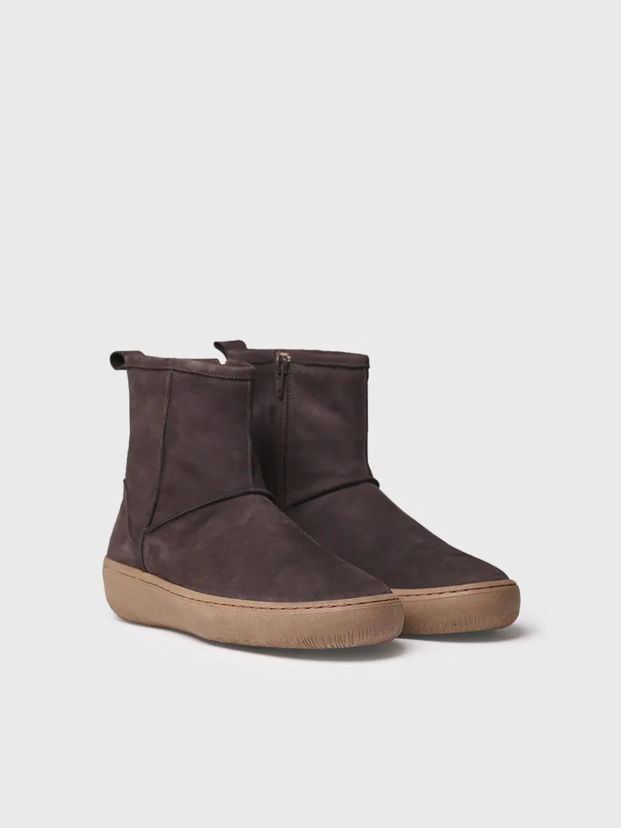 Toni Pons Salou bottines femme nubuck marron