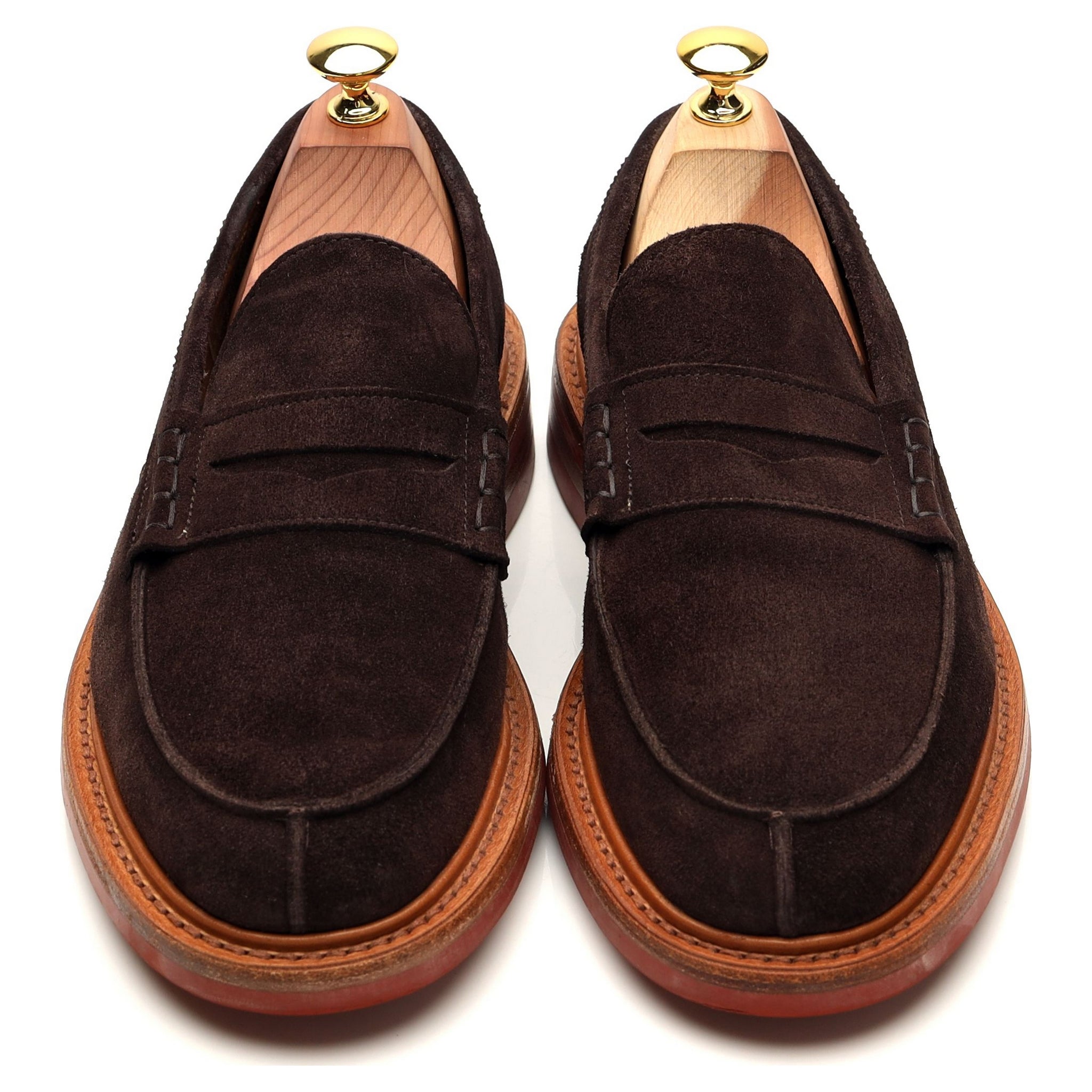 Tricker's James mocassin daim marron UK 7