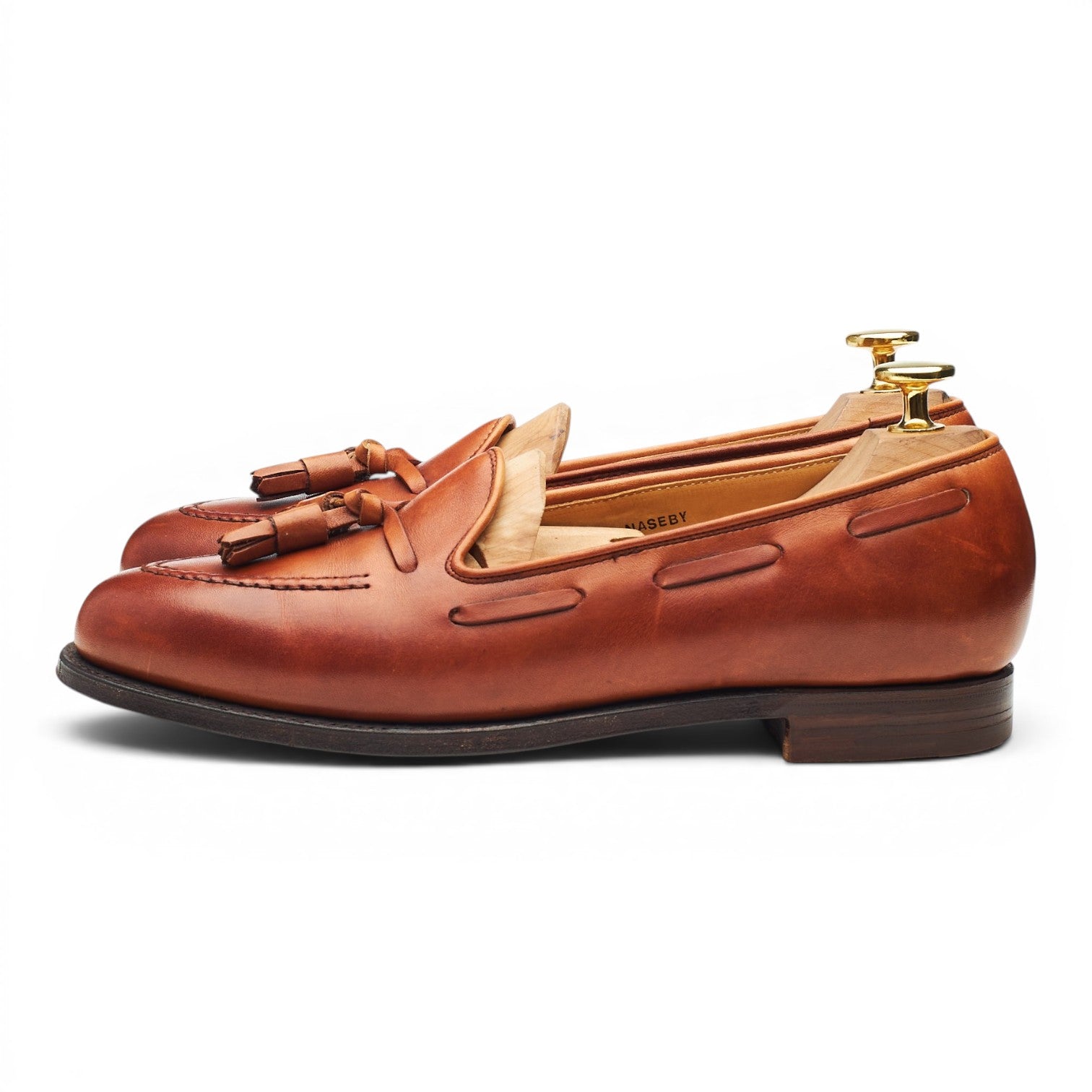 Crockett & Jones Naseby mocassins femme cuir camel pointure 5,5