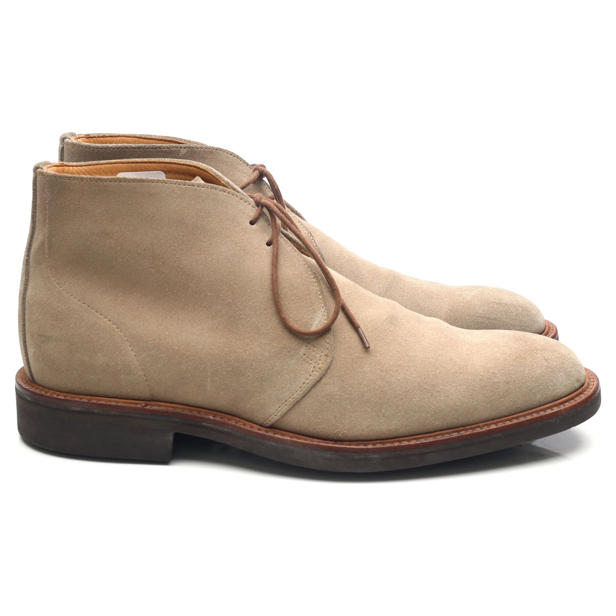 Alfred Sargent bottines chukka suède pierre UK 7