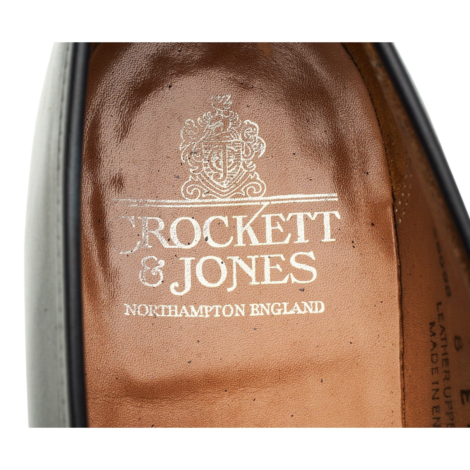 Crockett & Jones Merton mocassin cuir noir UK 8