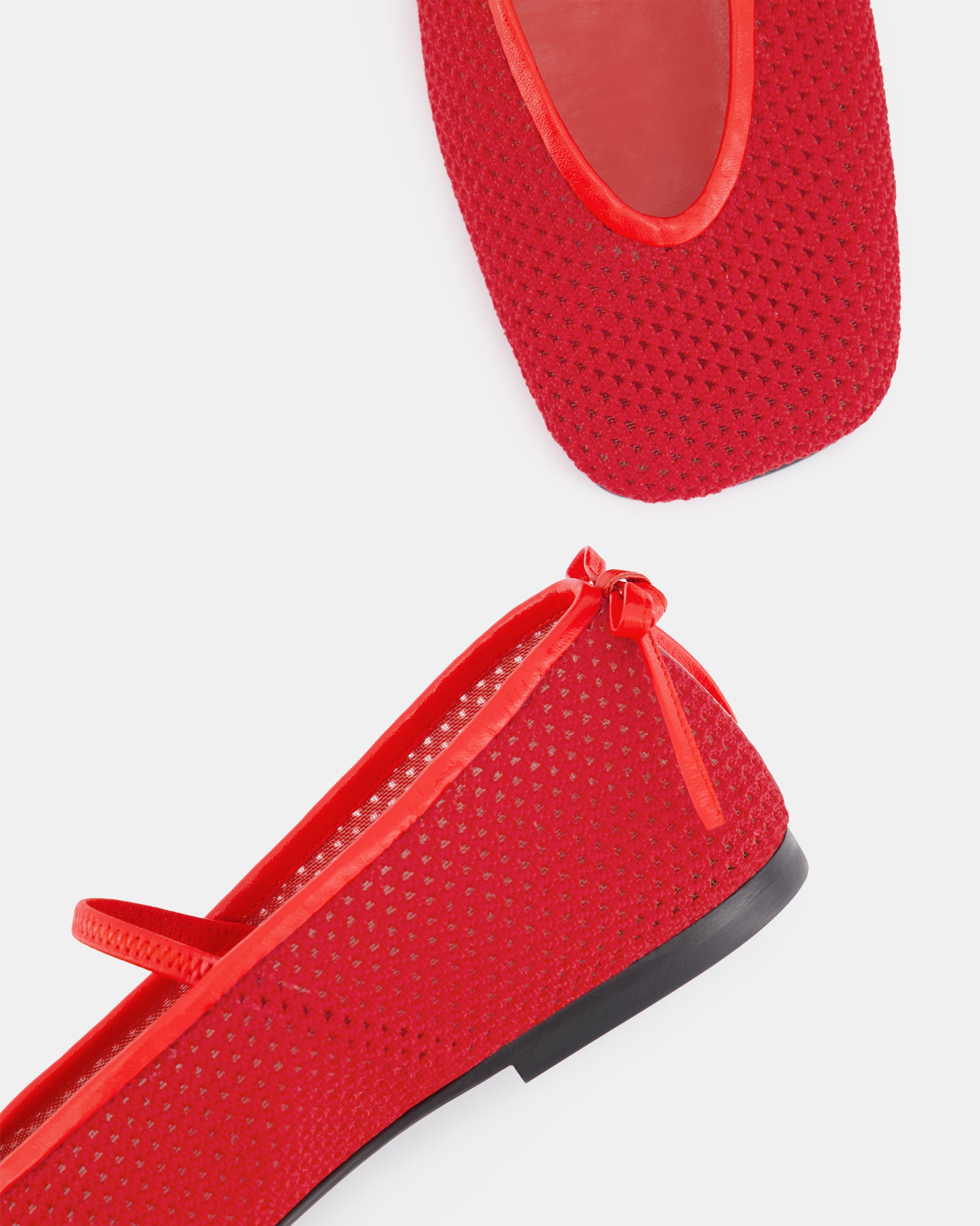 Nodaleto Bulla Node 5 ballerines rouge crochet