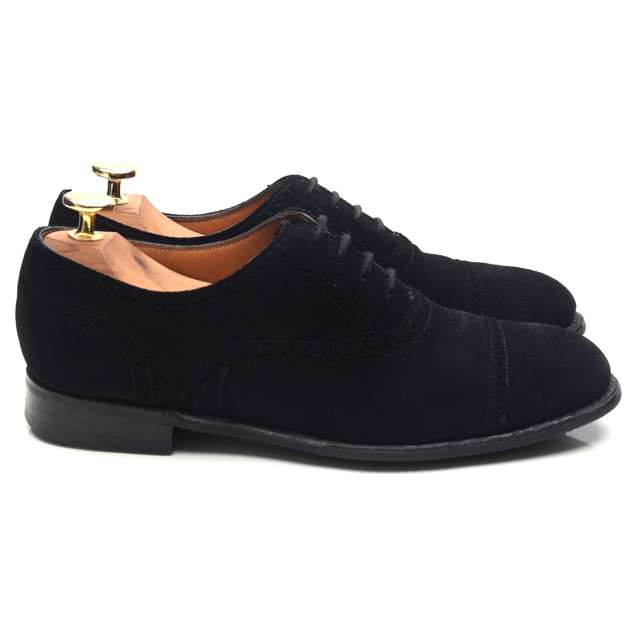 Cheaney Darcey oxford femme daim noir 4.5 gomme