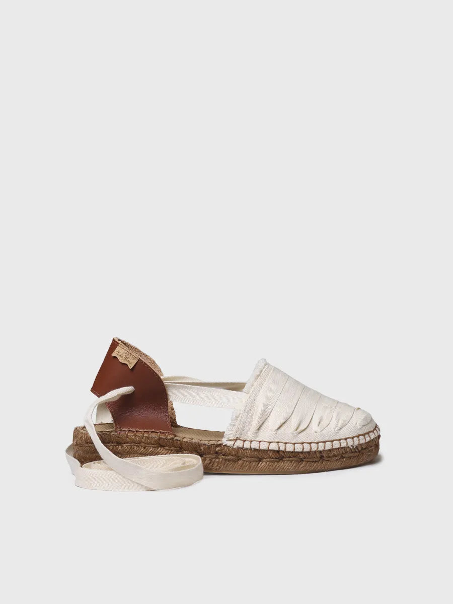 Toni Pons Gavet-DH espadrille plate toile rubans jute
