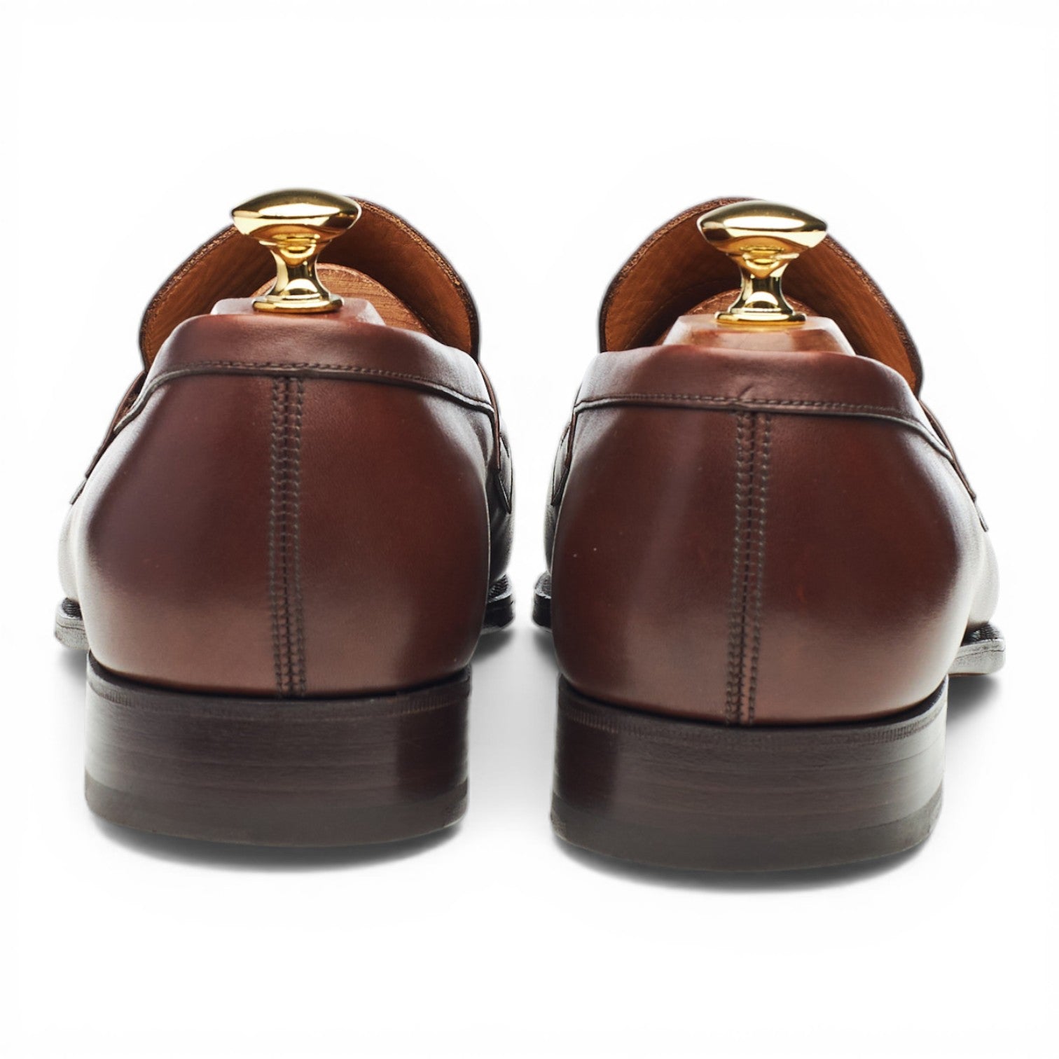 J.M. Weston 489 mocassins cuir marron UK 9,5