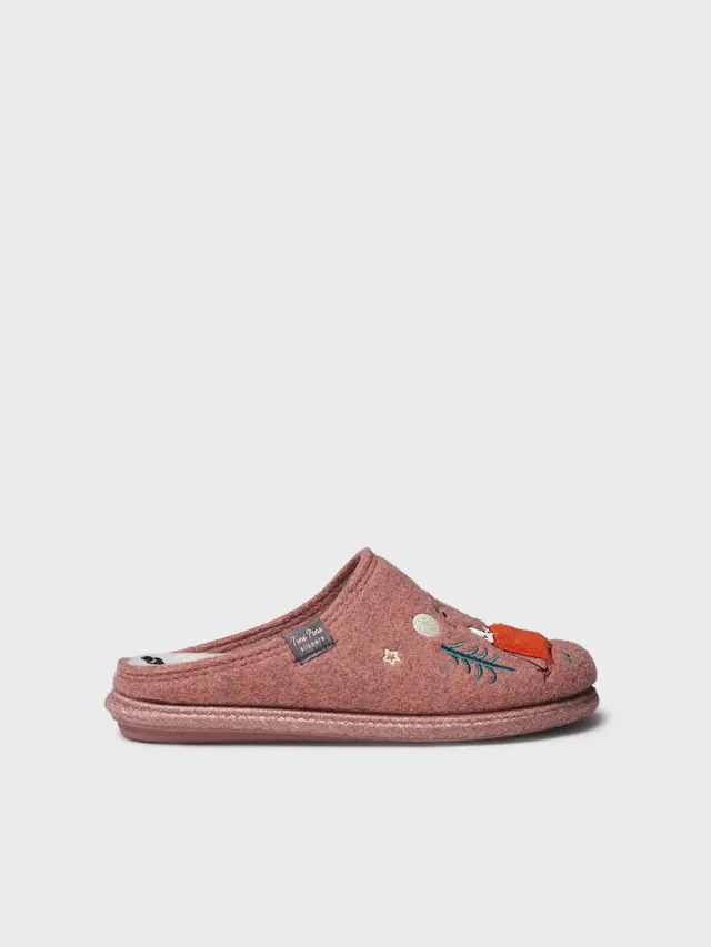 Toni Pons Snoopy chaussons femme feutre motif