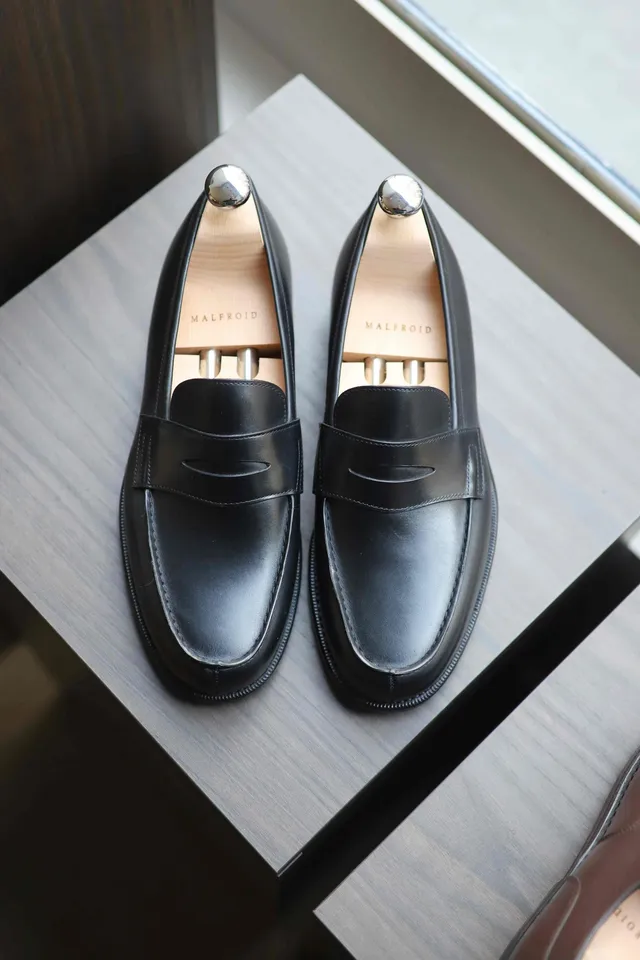 Malfroid Tilsitt mocassin cuir noir