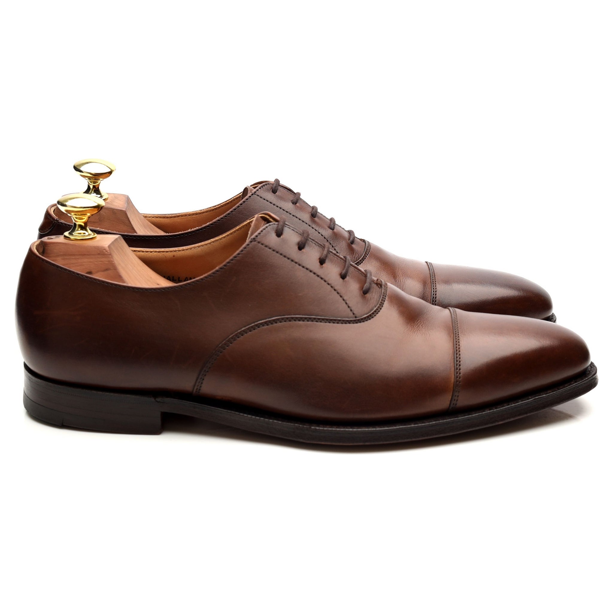 Crockett & Jones Hallam richelieu cuir marron UK 7