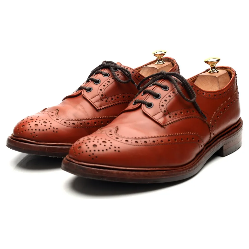Trickers Bourton derby cuir marron 10,5 semelle gomme