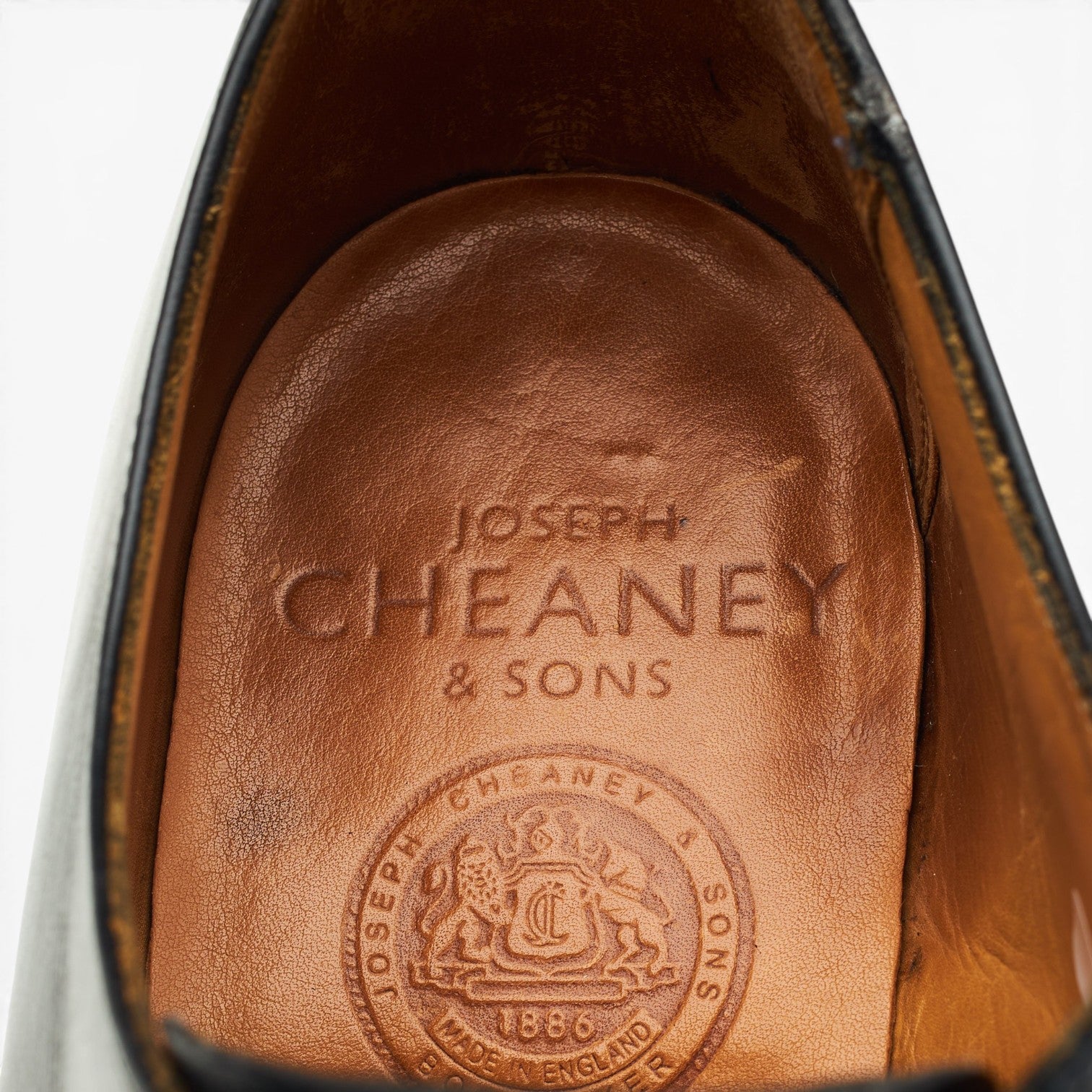Cheaney Liverpool derby noir cuir pointure UK 7,5