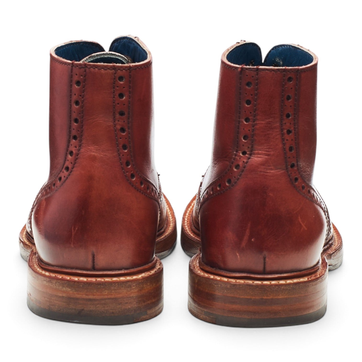 Barker Butcher bottes cuir marron UK 7