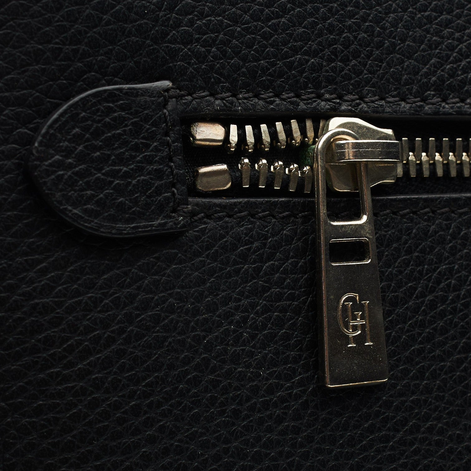 Porte-documents Gieves & Hawkes cuir grainé noir 14 pouces