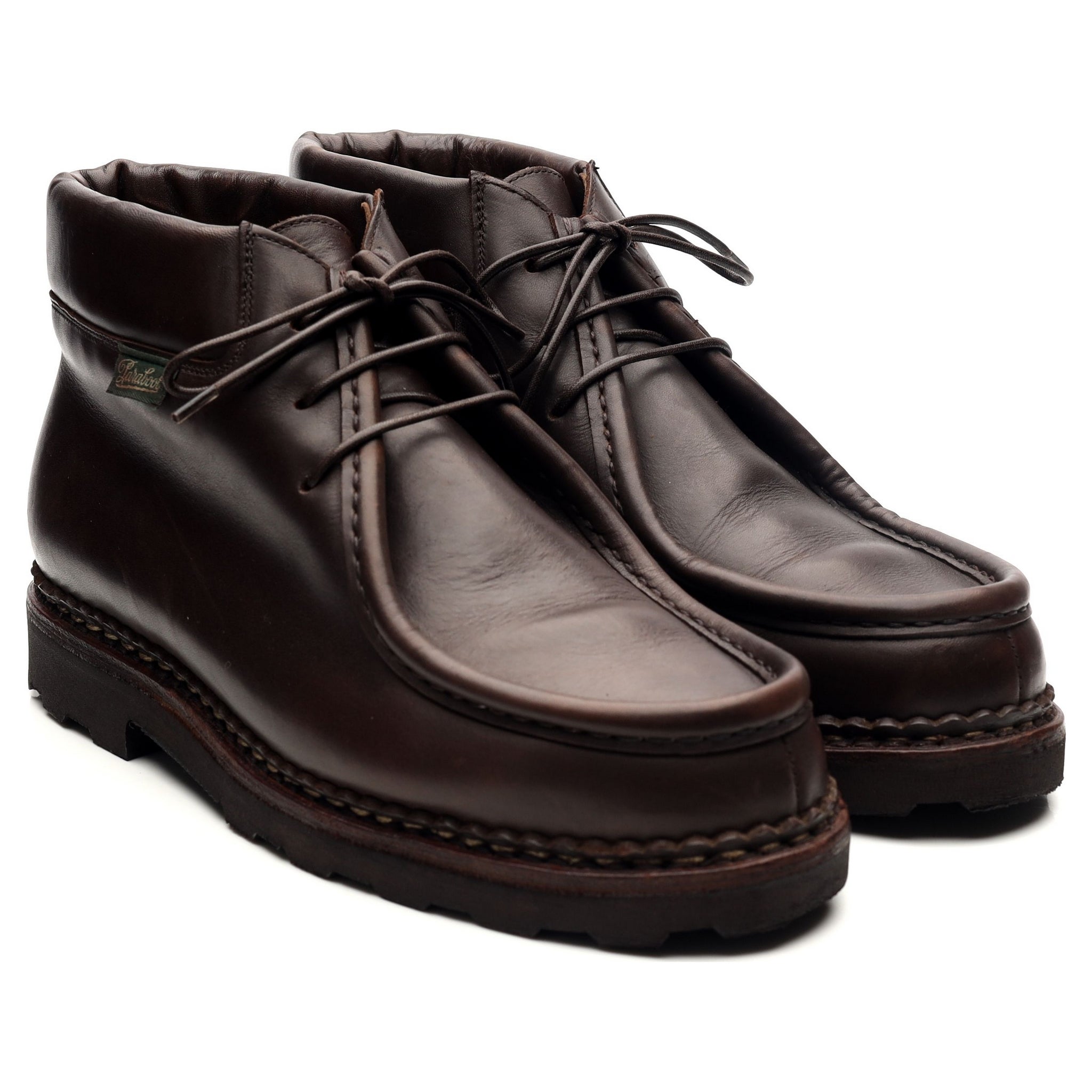Paraboot boots cuir marron foncé UK 8